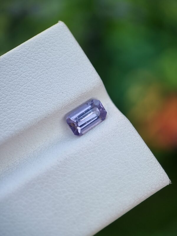 Spinel Stone Natural Emerald Cut Violet Color From Afghanistan | 0.90 ct