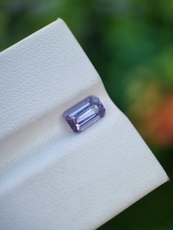 Spinel Stone Natural Emerald Cut Violet Color From Afghanistan | 0.90 ct - Image 2