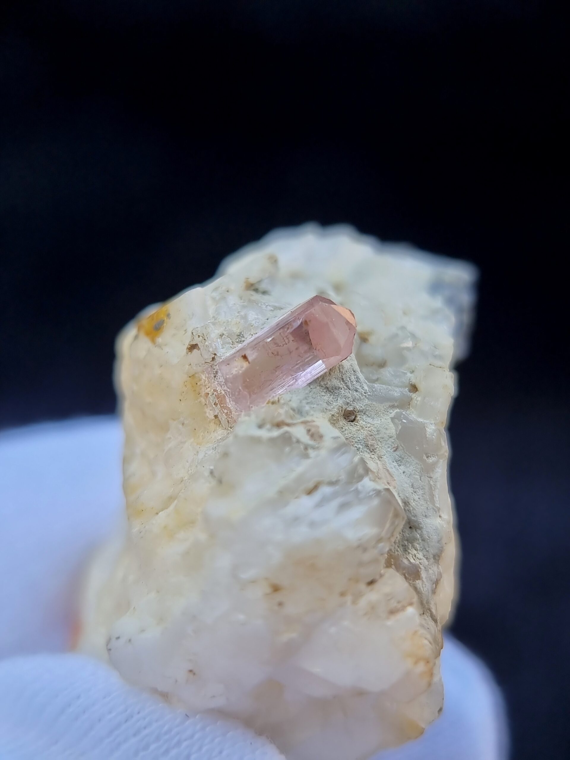 Raw Pink Topaz Specimen from Katlang Pakistan | 31.31g Natural Imperial Topaz Crystal