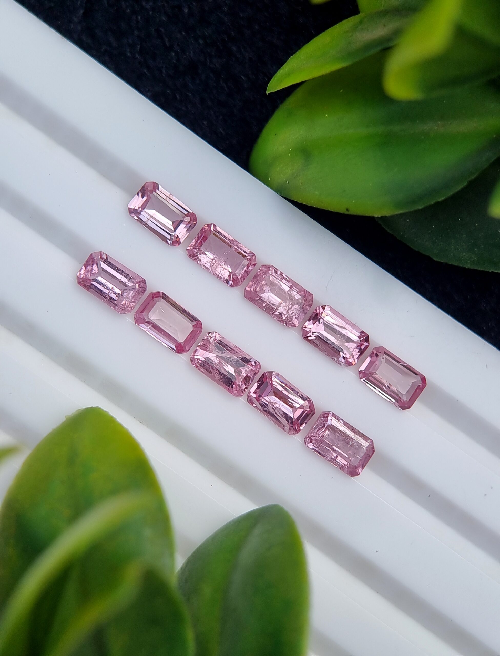 Radiant Calibrated Pink Spinel Collection - 5.57 ct, 10 Stones from Tajikistan