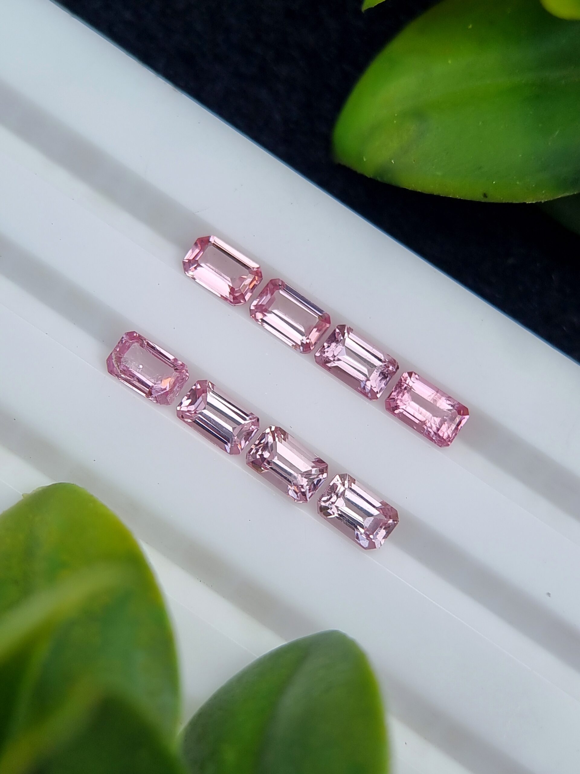 Pink Spinel Calibrated Gemstones - 2.60 ct, 8 Stones, Tajikistan Origin