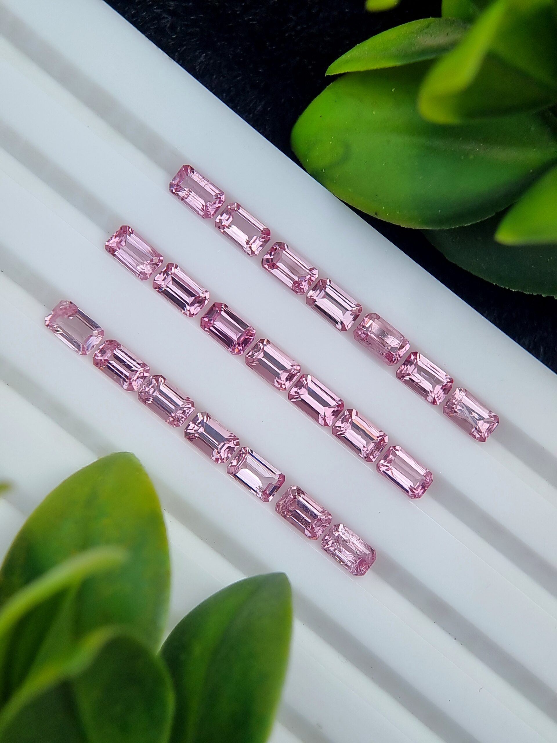 Exquisite Pink Spinel Calibrated Lot - 7.34 ct, 21 Stones, Originating from Tajikistan