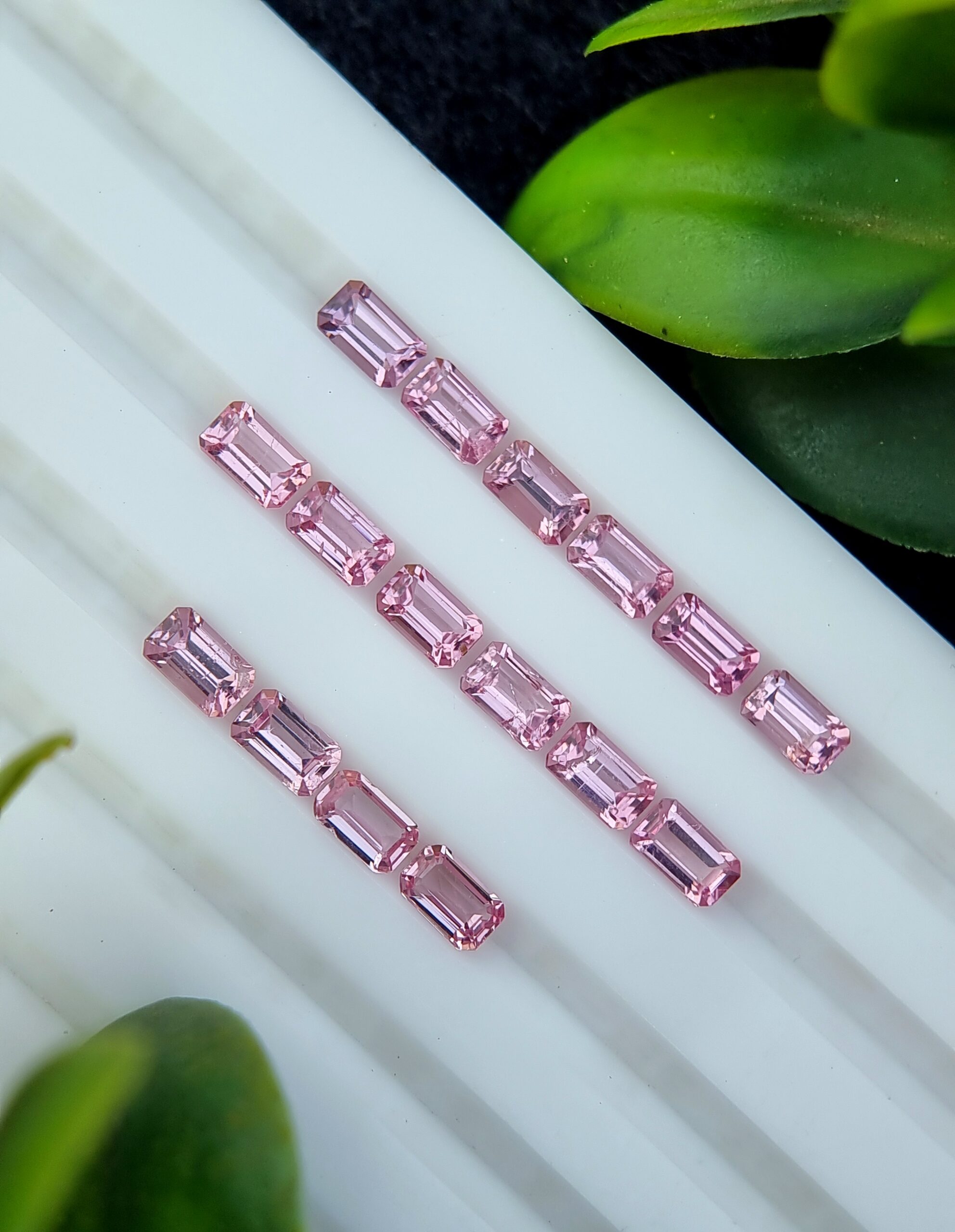 Premium Quality Natural Pink Spinel Gemstones - 5.30 ct, 16 Stones