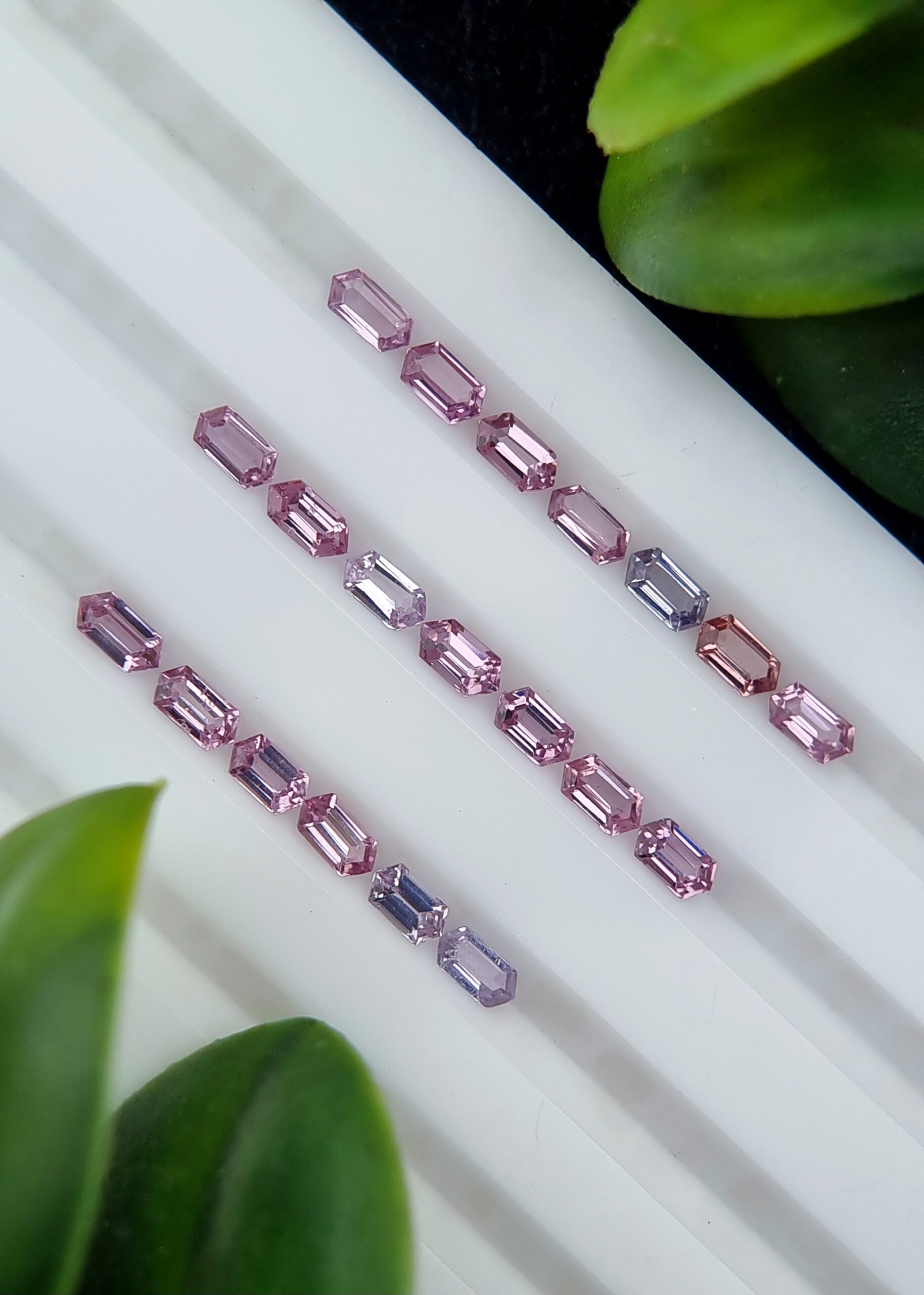 Purple and Violet Calibrated Spinel Gemstones Lot from Badakhshan, Afghanistan | 2.14 ct