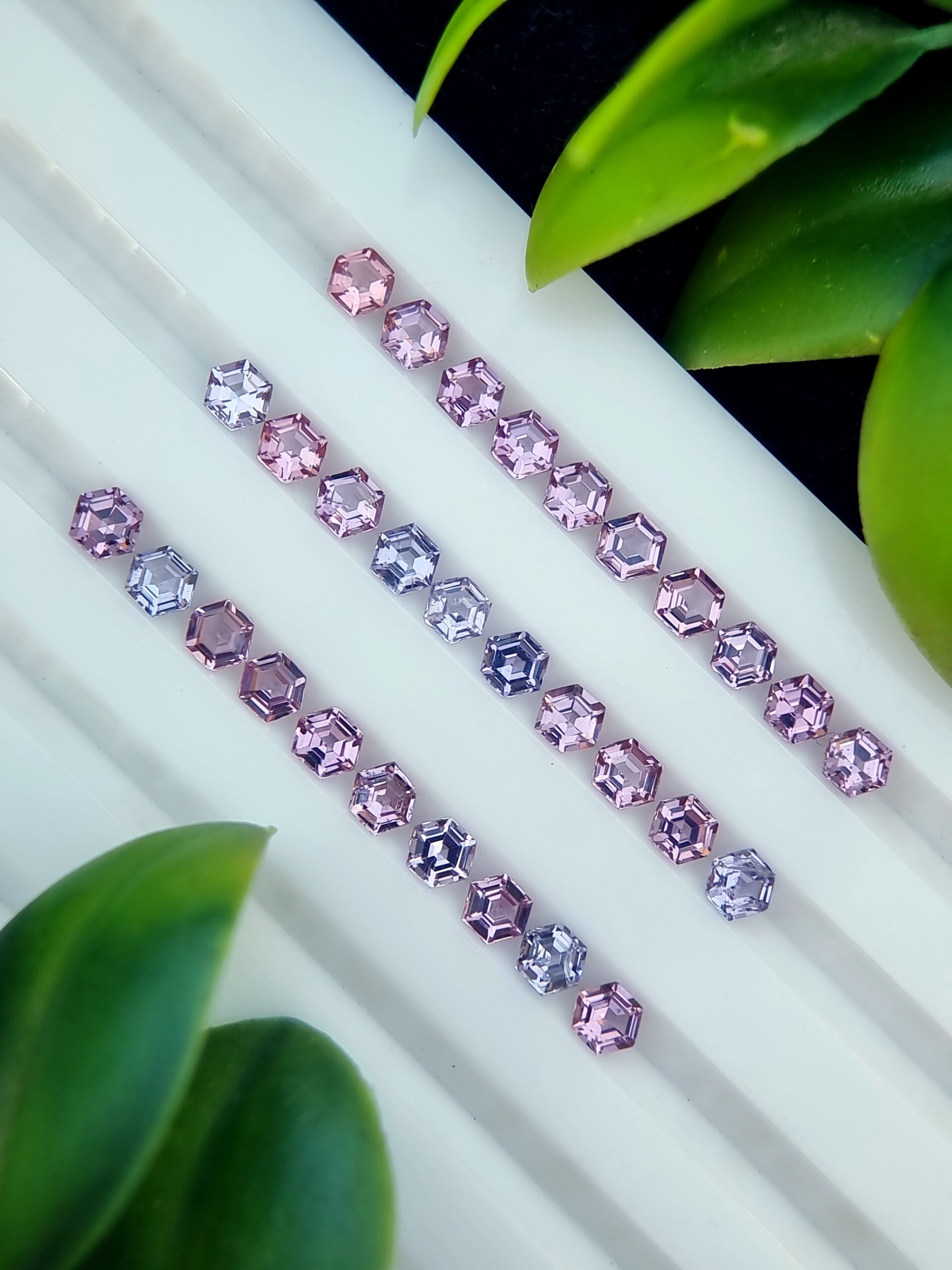 Lot of 30 Natural Purple & Violet Spinel Stones | Calibrated | 4.40 ct