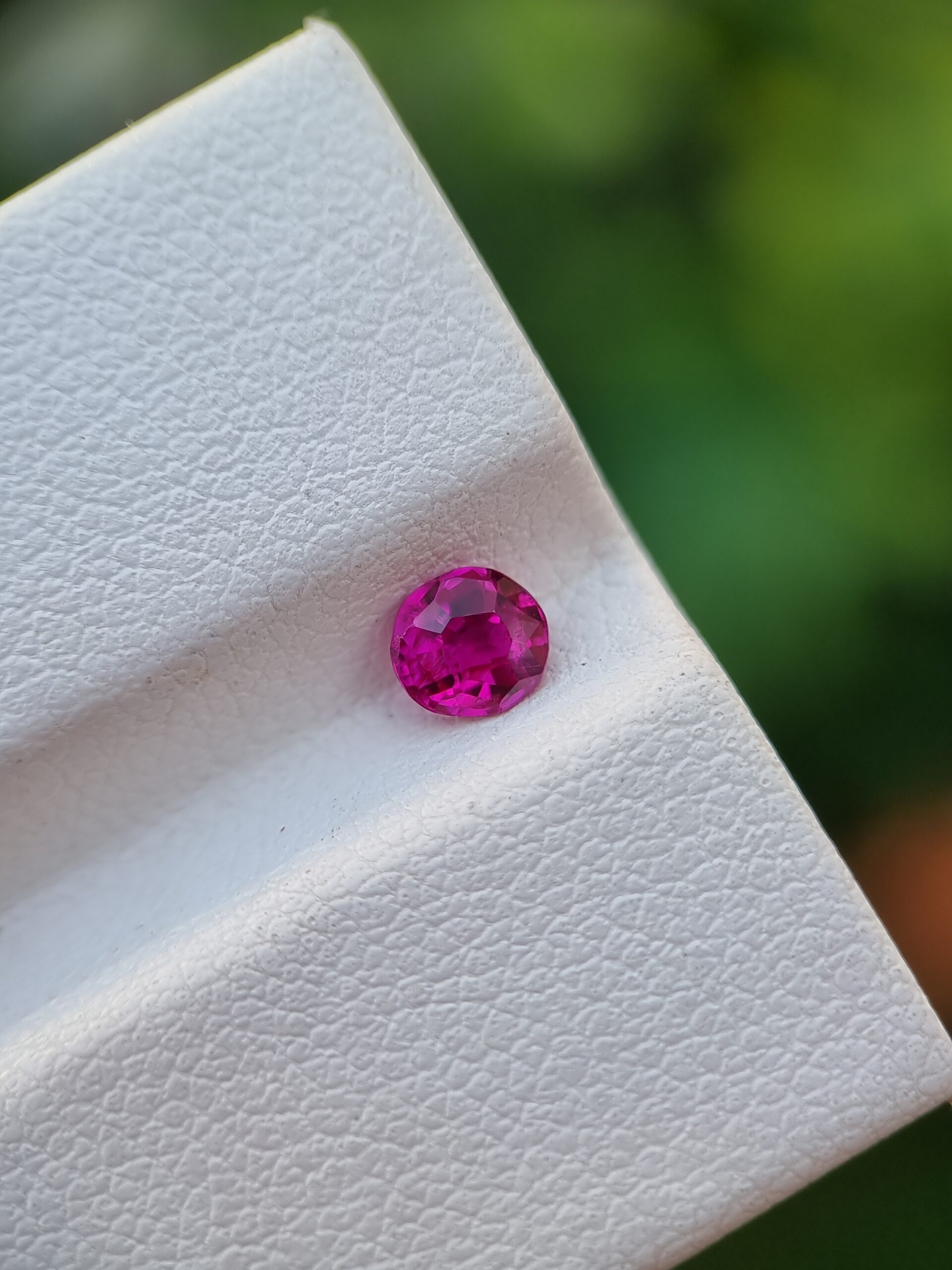 Natural Ruby Oval Mixed Cut Pinkish Red Afghanistan Unheated Certified | 0.40 ct