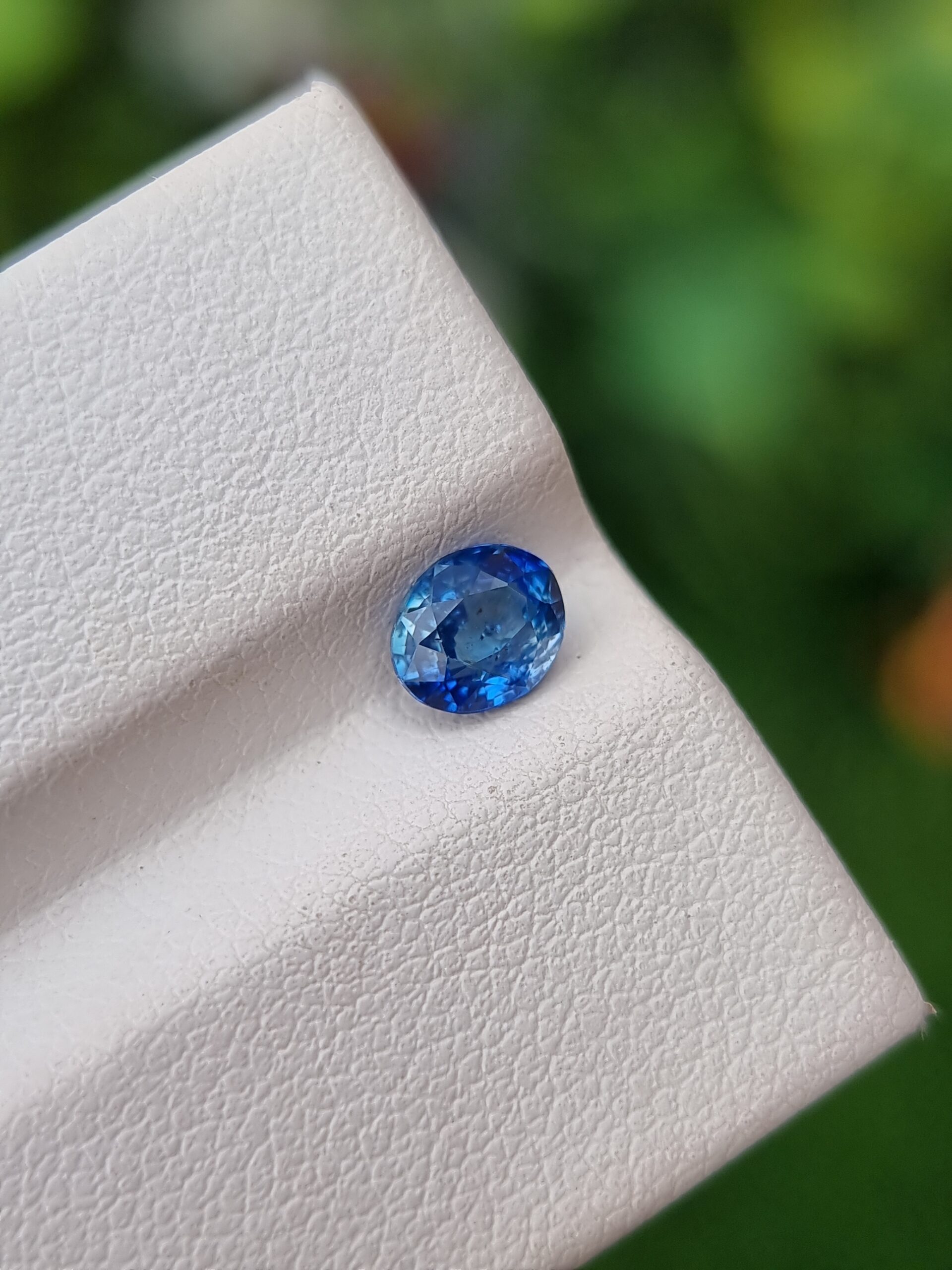 0.76 ct Natural Cornflower Blue Sapphire Certified by GGI
