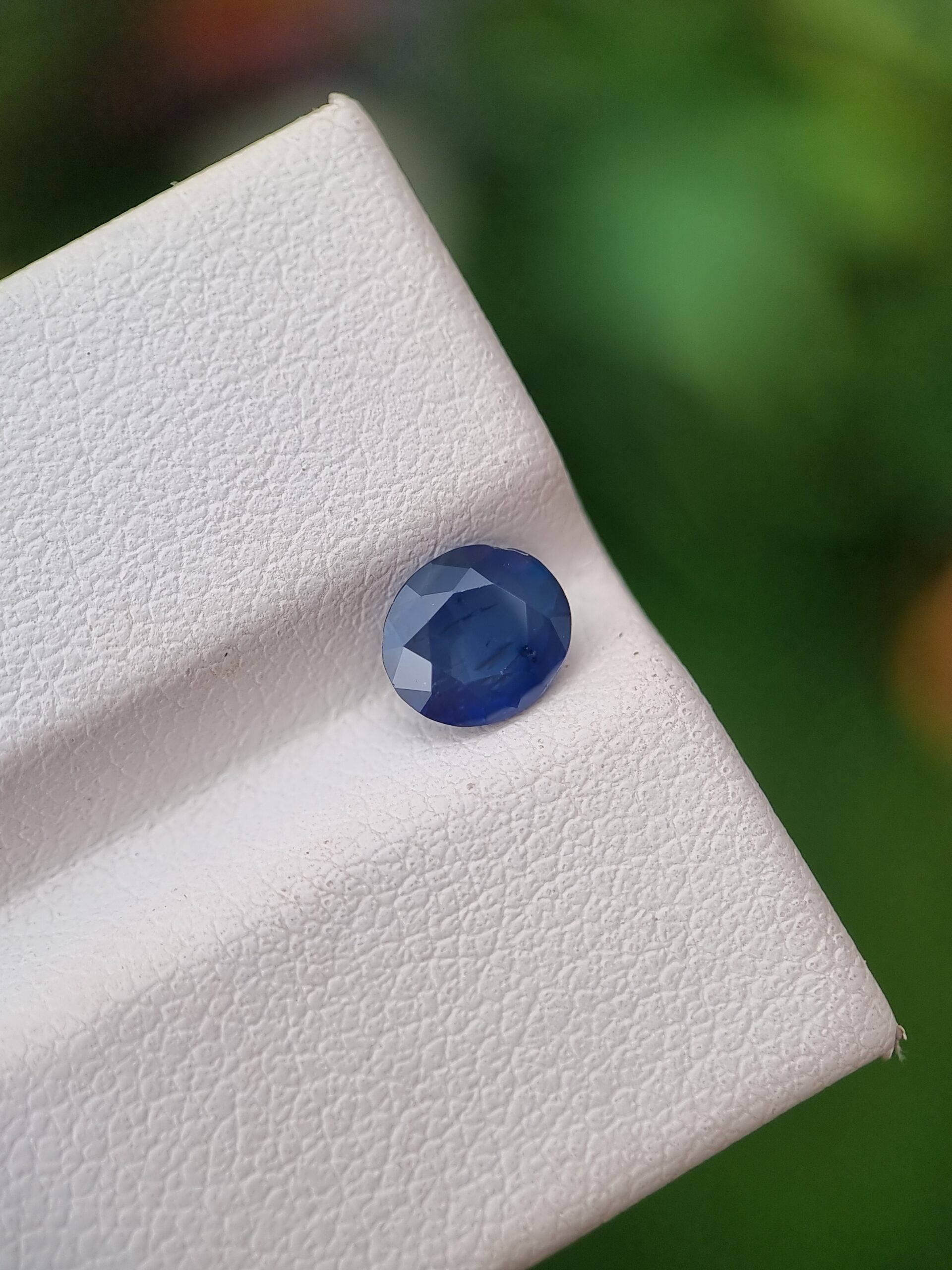 0.98 ct Natural Blue Sapphire Oval Mixed Cut Certified