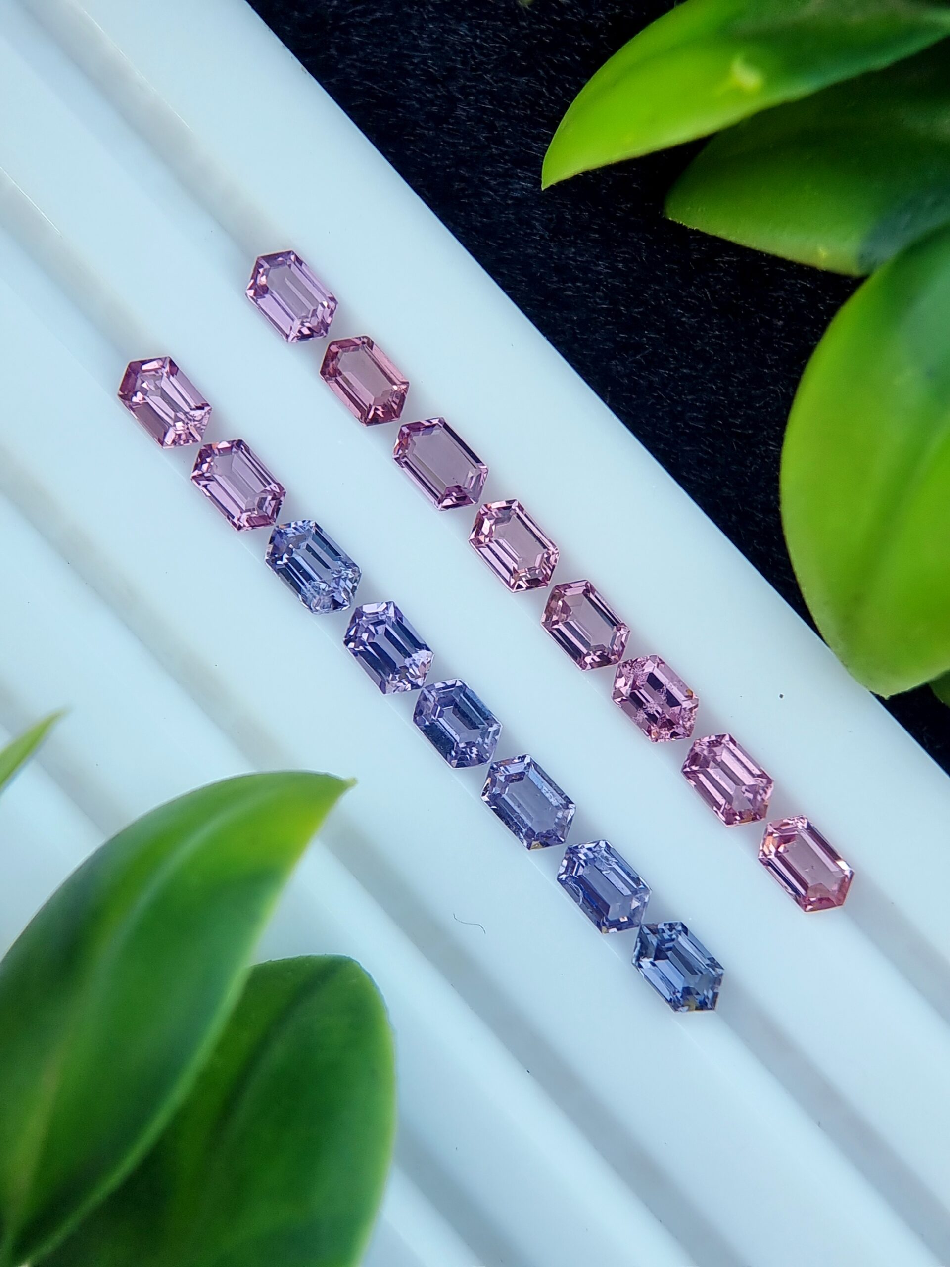 Natural Spinel Gemstone Lot (4.66 ct) - Purple & Violet Calibrated Gems