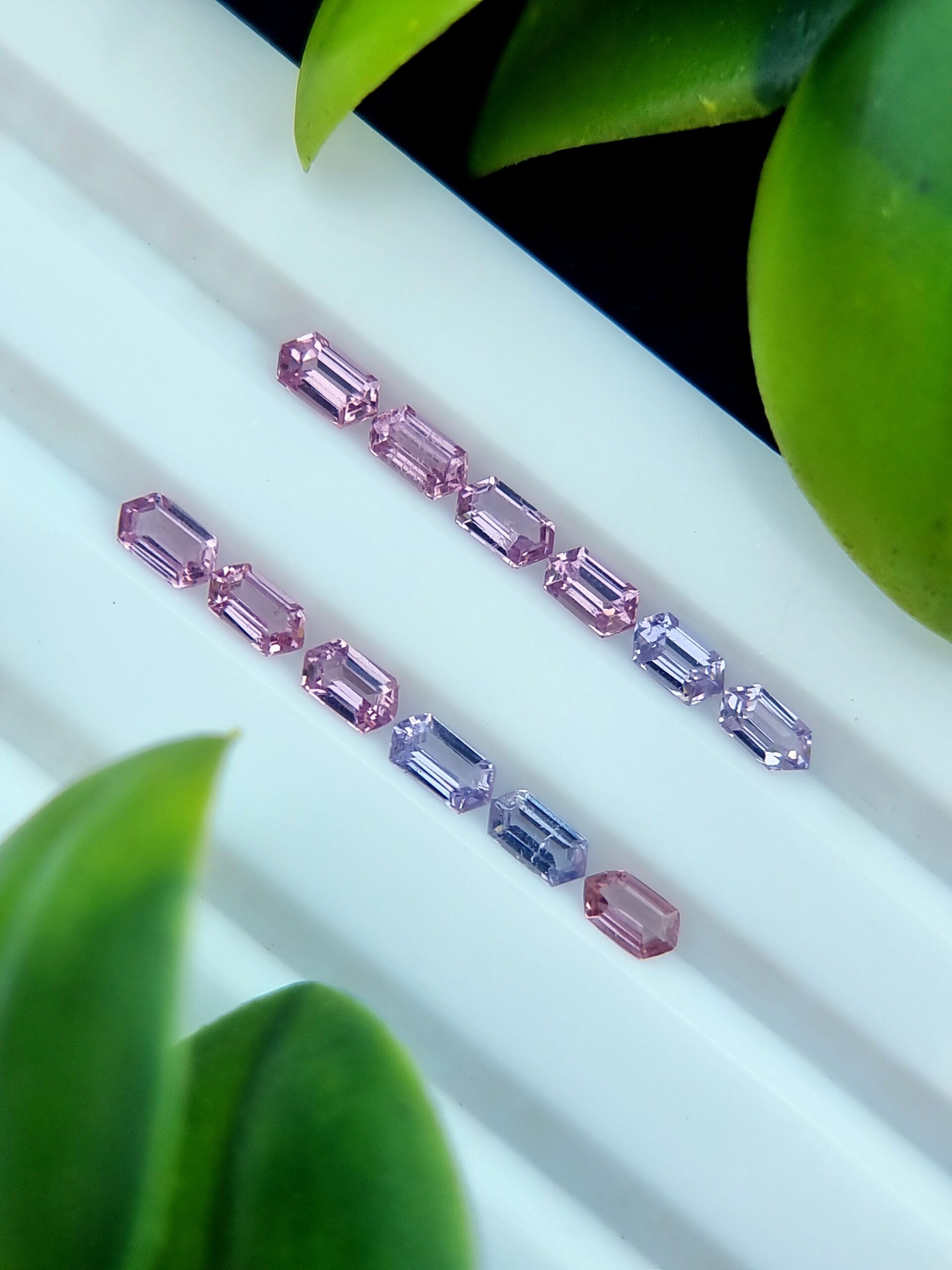 1.40 ct Natural Purple & Violet Spinel Parcel - 12 Calibrated Gemstones