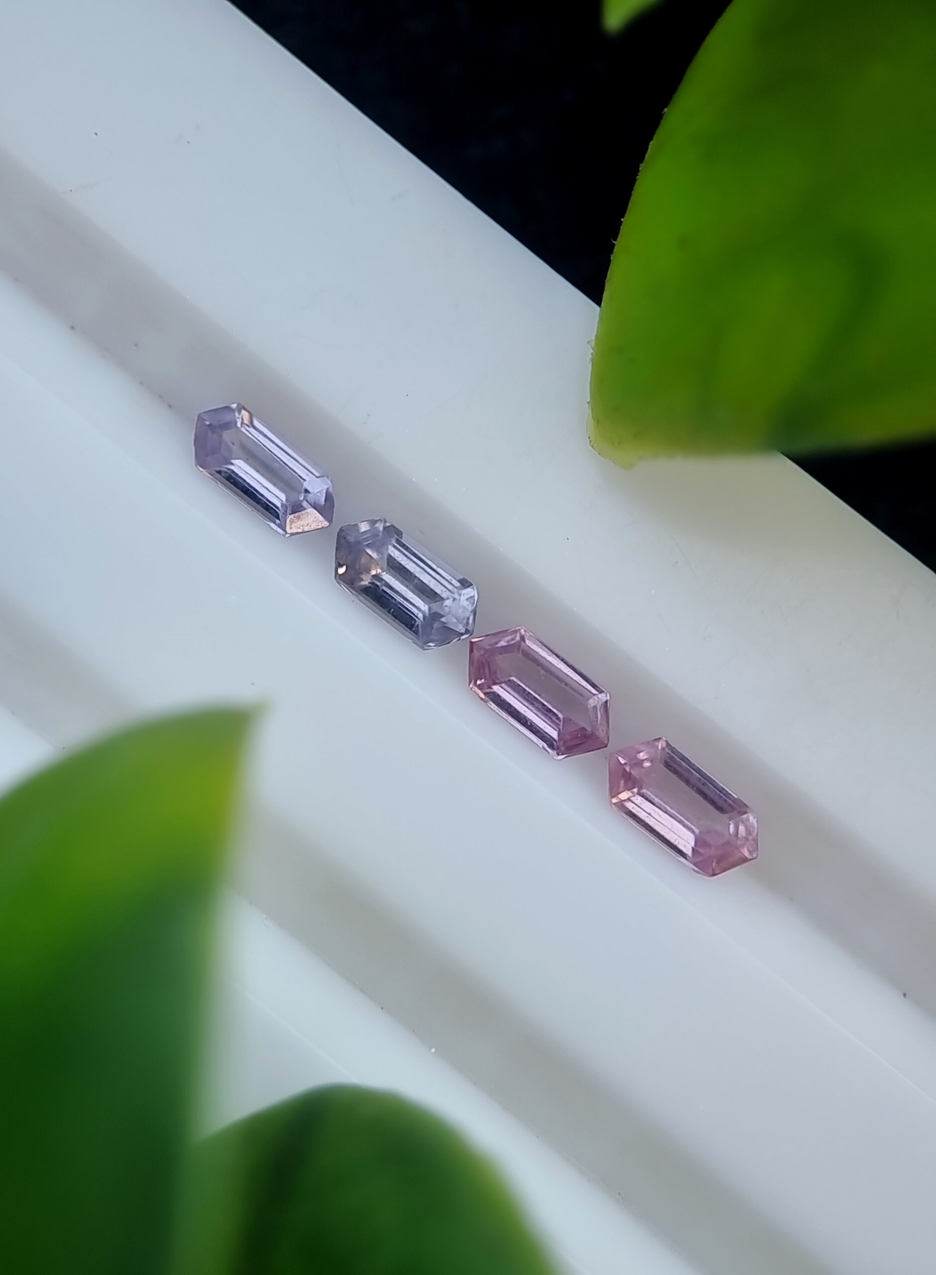 Elegant Elongated Hexagonal Natural Spinels - Pure & Precise from Afghanistan | 0.37 ct