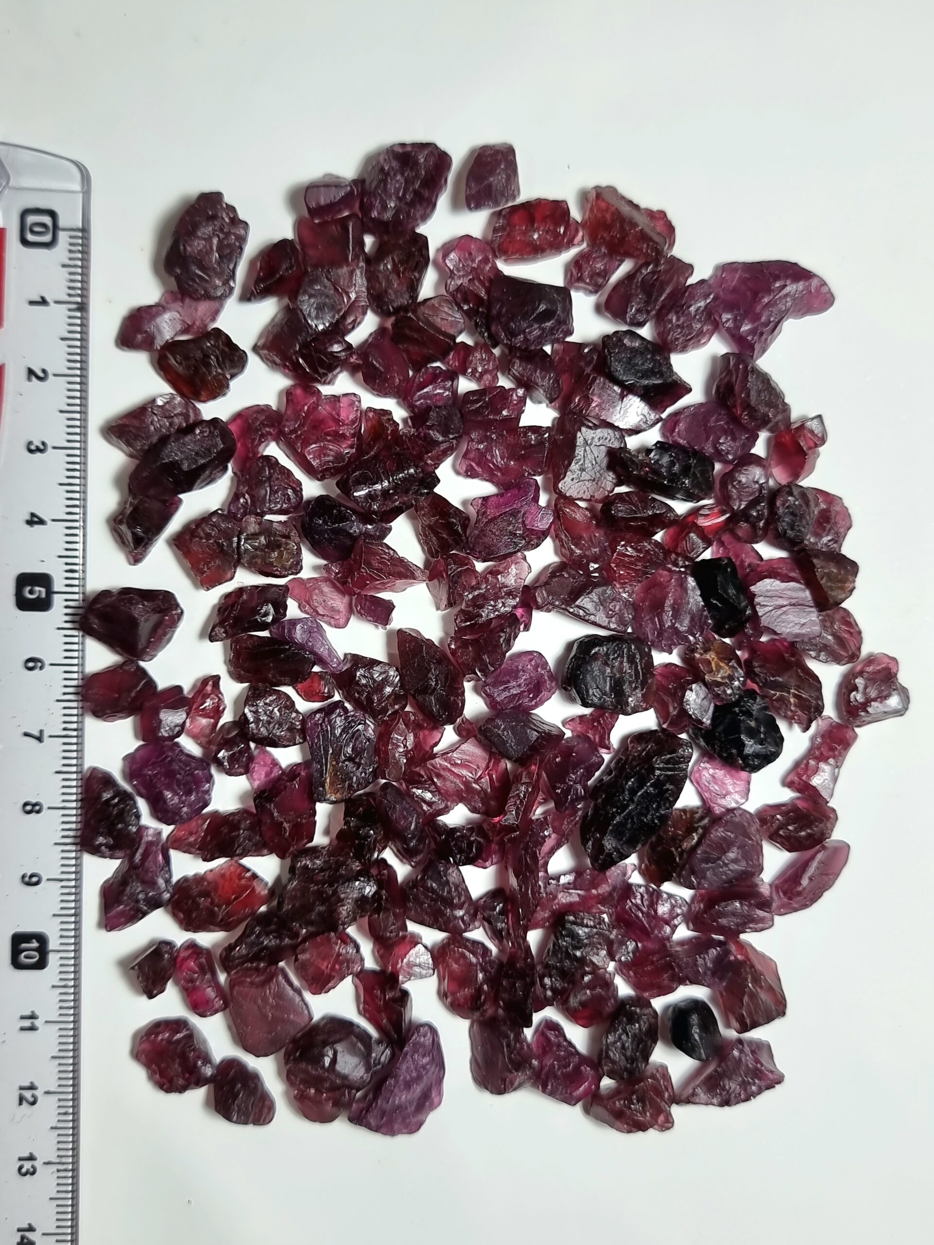 Lustrous Afghan Garnet Crystals - Raw & Versatile for Custom Creations | 750 ct