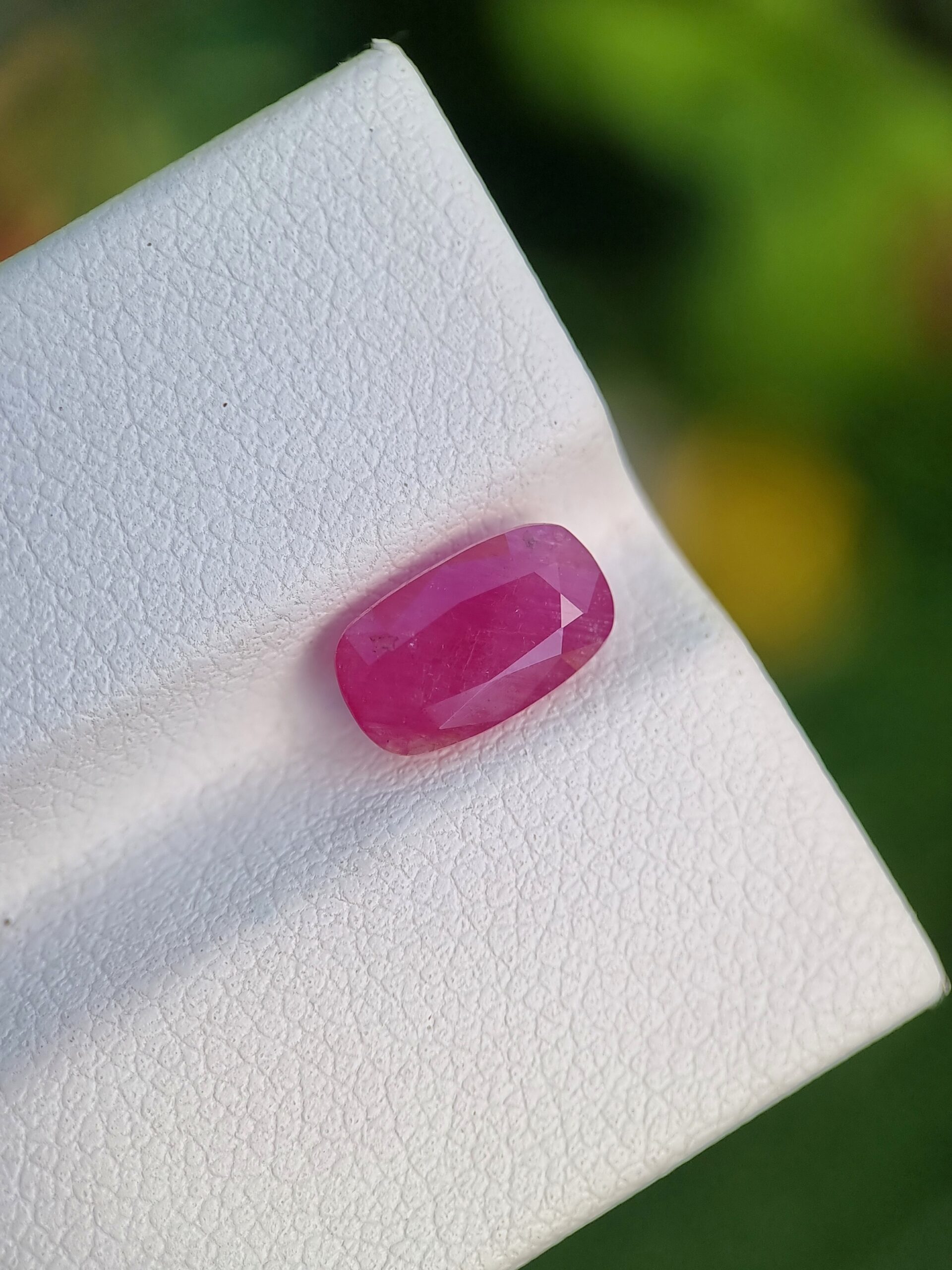 Radiant 2.12 ct Natural Ruby in Captivating Cushion Cut