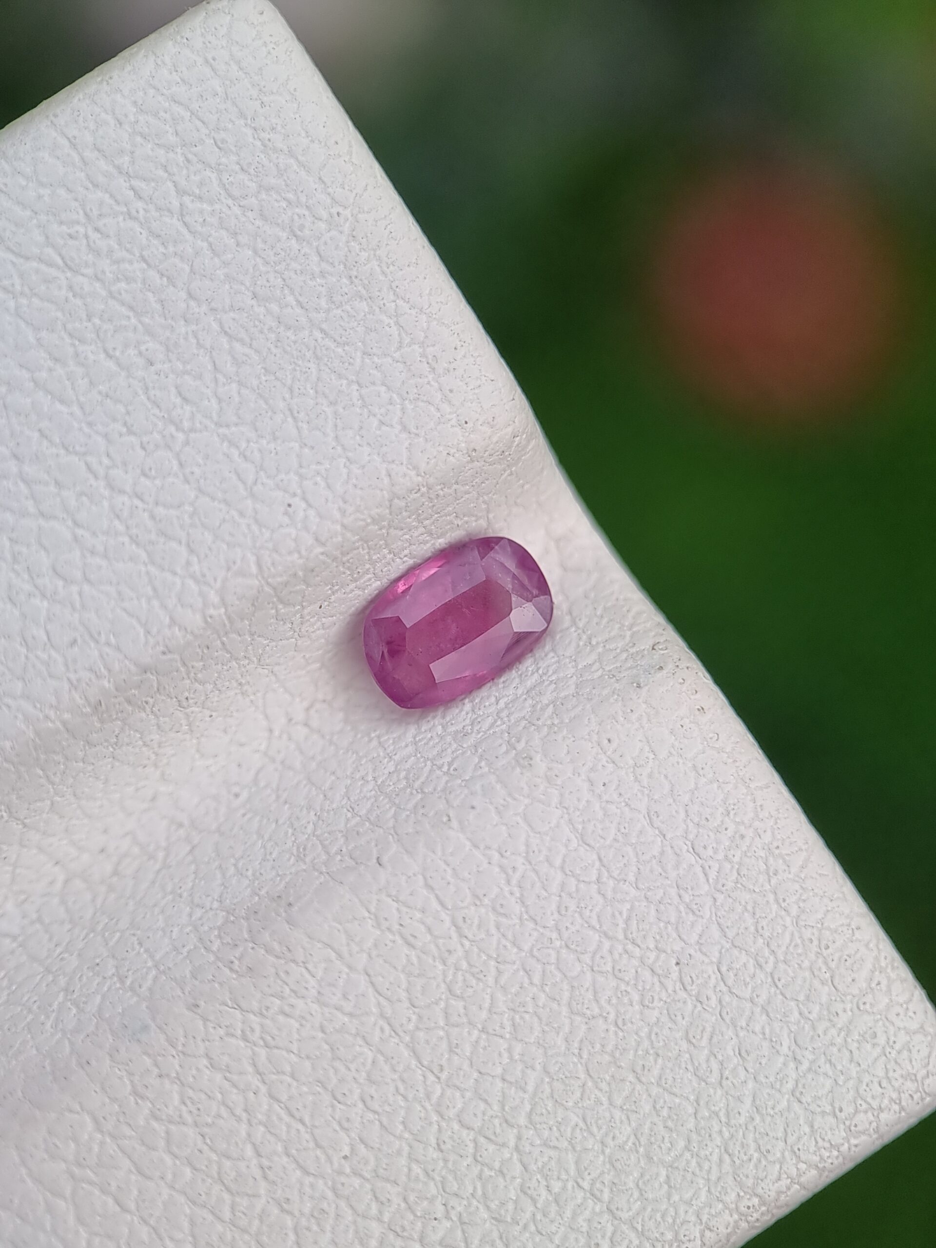 Charming 0.39 ct Oval Natural Sapphire in Purplish Pink - Untreated Gem from Afghanistan