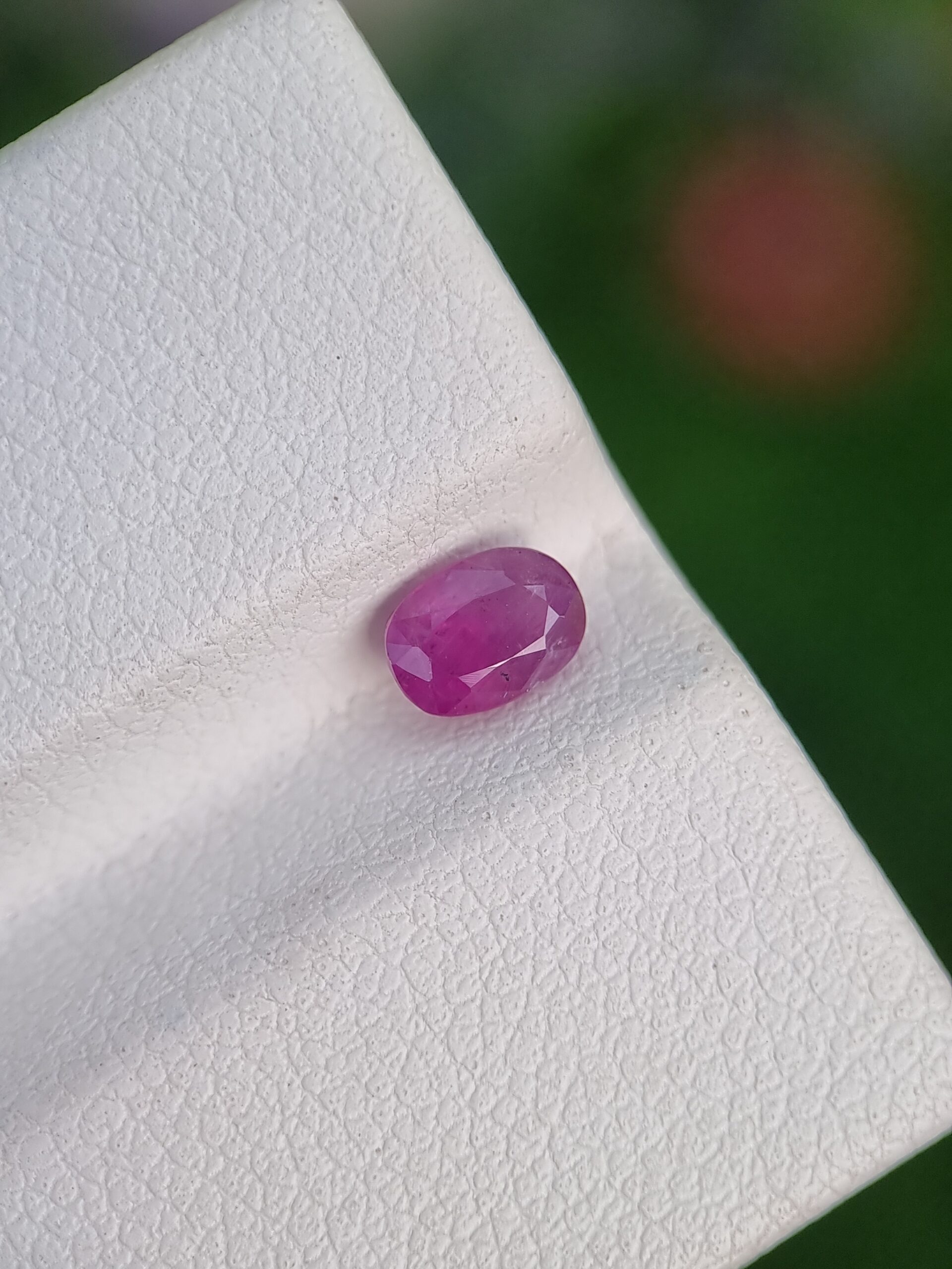 Enchanting 0.60 ct Oval Natural Sapphire in Purplish Pink - Pristine Afghan Gem