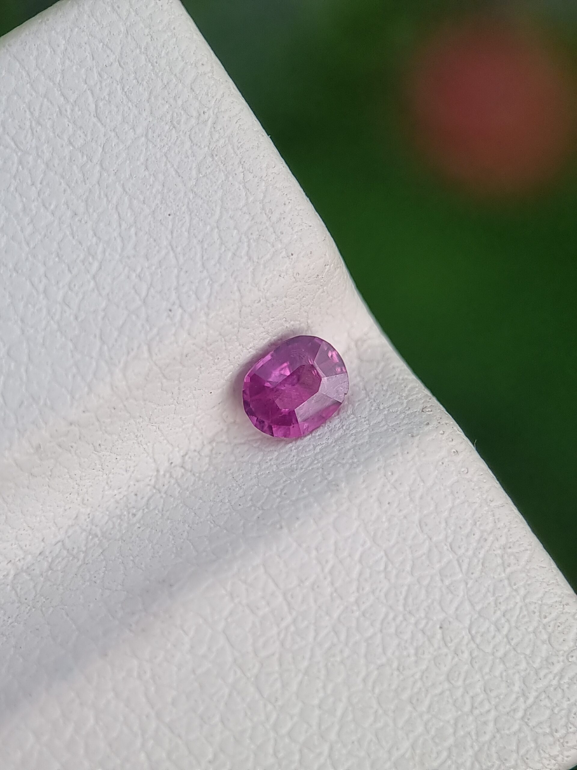 0.30 ct Oval Natural Sapphire in Purplish Pink - Untouched Afghan Beauty