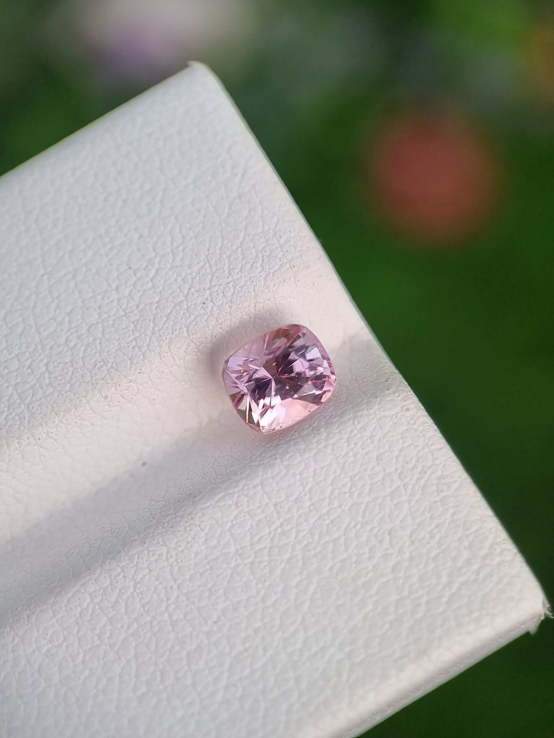 1.17 ct Cushion Cut Pink Natural Imperial Topaz - Untreated Gem from Katlang, Pakistan