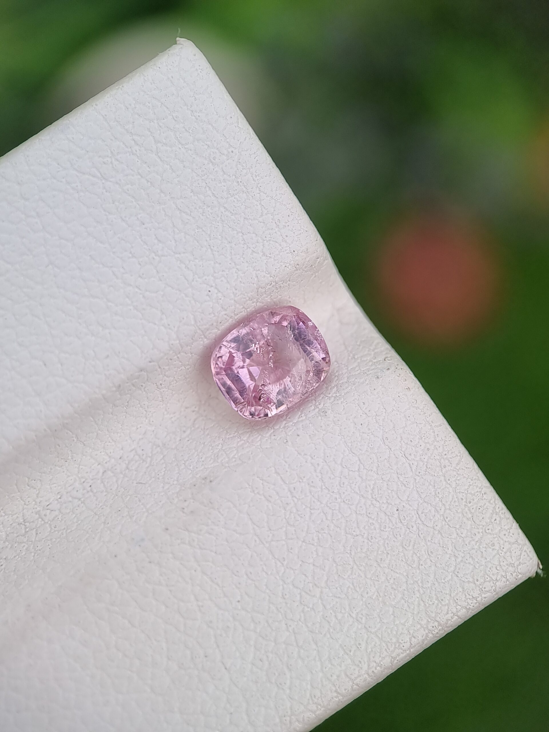 Delicate 1.02 ct Cushion Cut Light Pink Natural Imperial Topaz - Pure Katlang Elegance