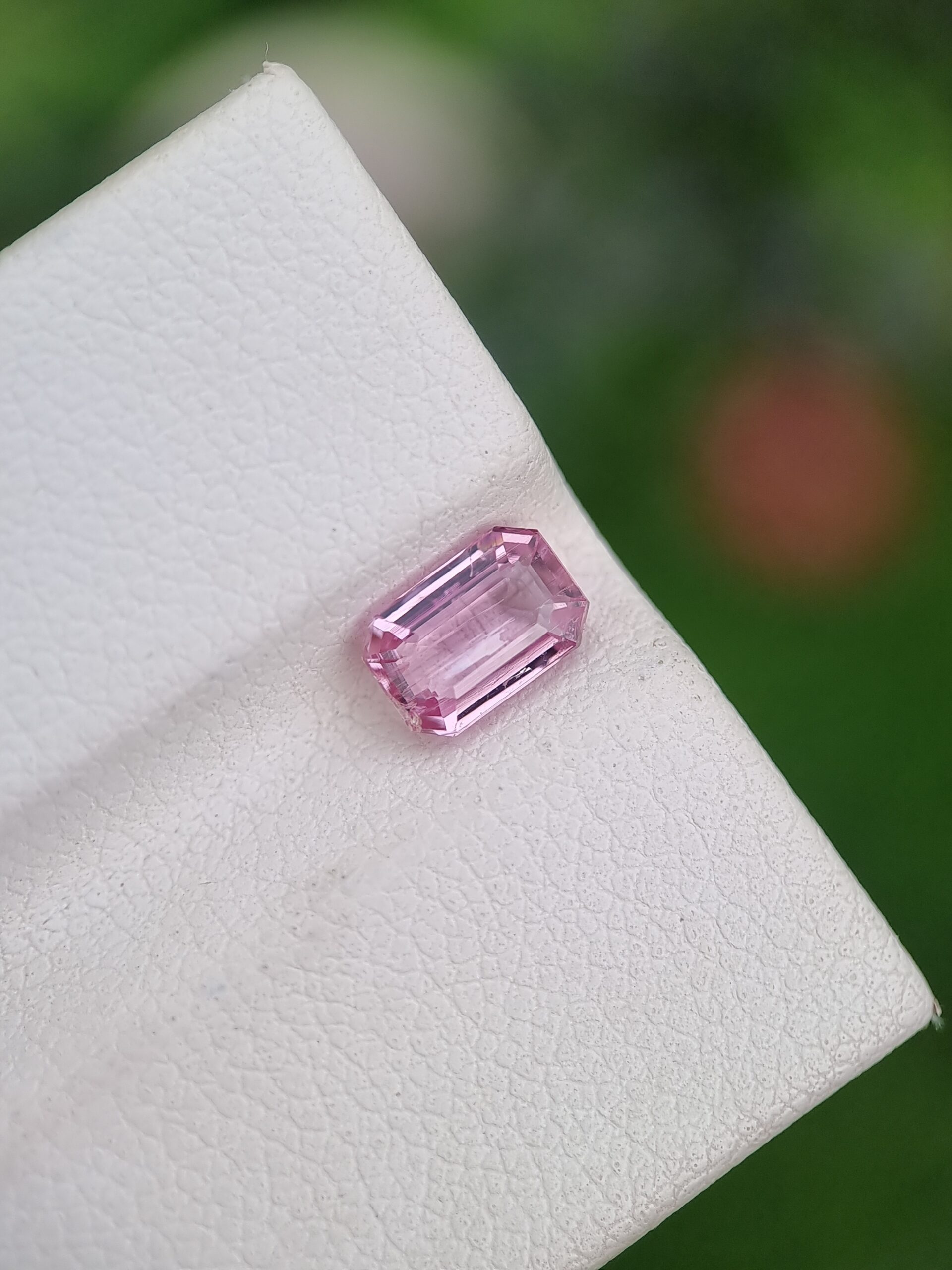 0.93 ct Emerald Cut Pink Natural Imperial Topaz - Katlang’s Untreated Gemstone