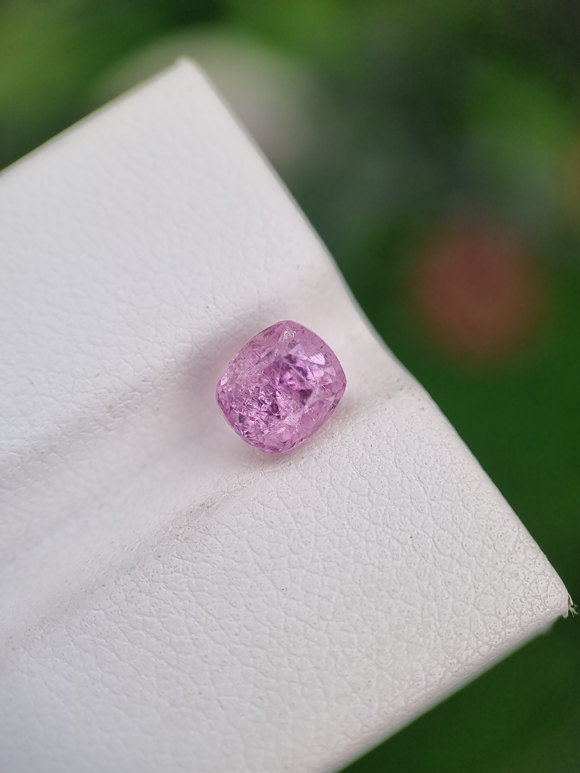 1.60 ct Cushion Cut Pink Natural Imperial Topaz - Katlang’s Pristine Gem