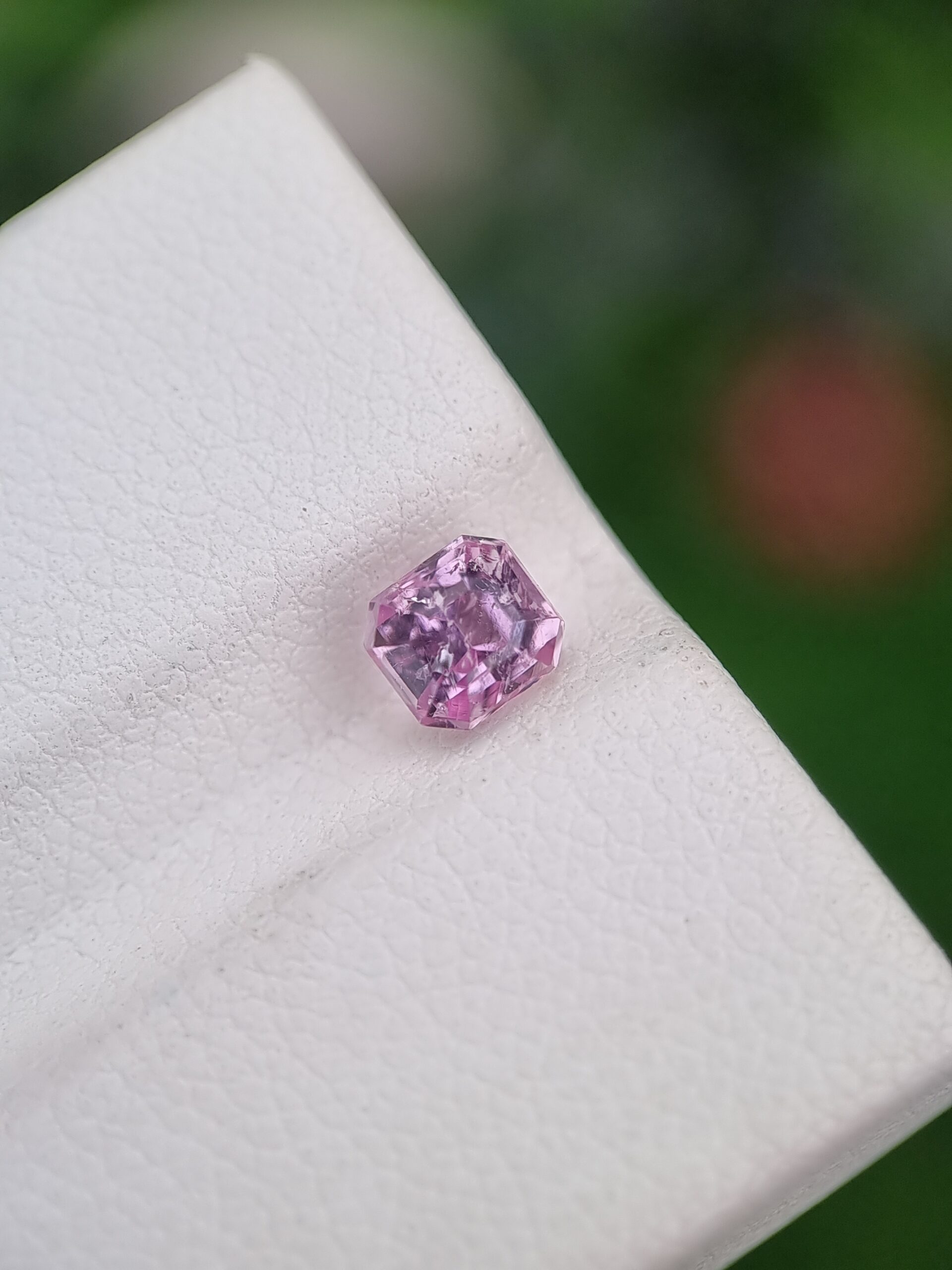 0.90 ct Emerald Cut Pink Natural Imperial Topaz - Katlang’s Untreated Jewel