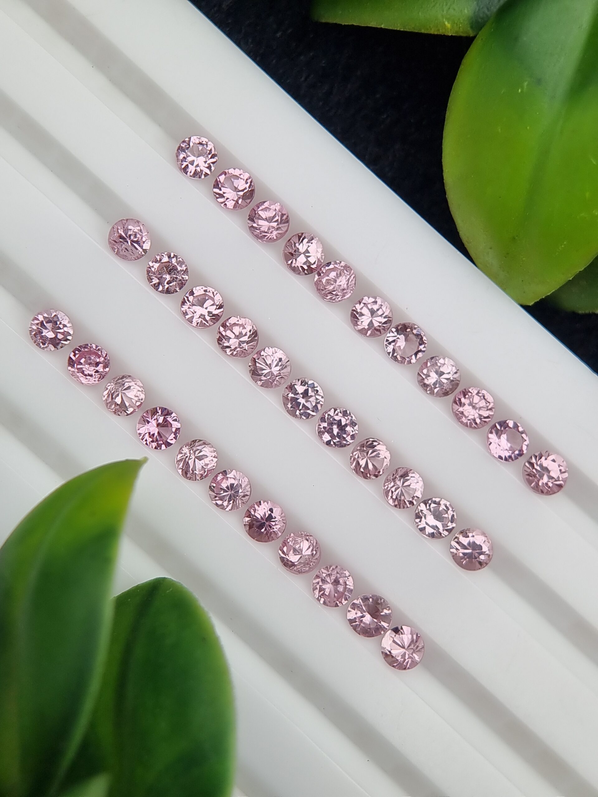 Premium Tajikistan Pink Spinel - 5.41 ct Total, 33 Untreated Calibrated Gems