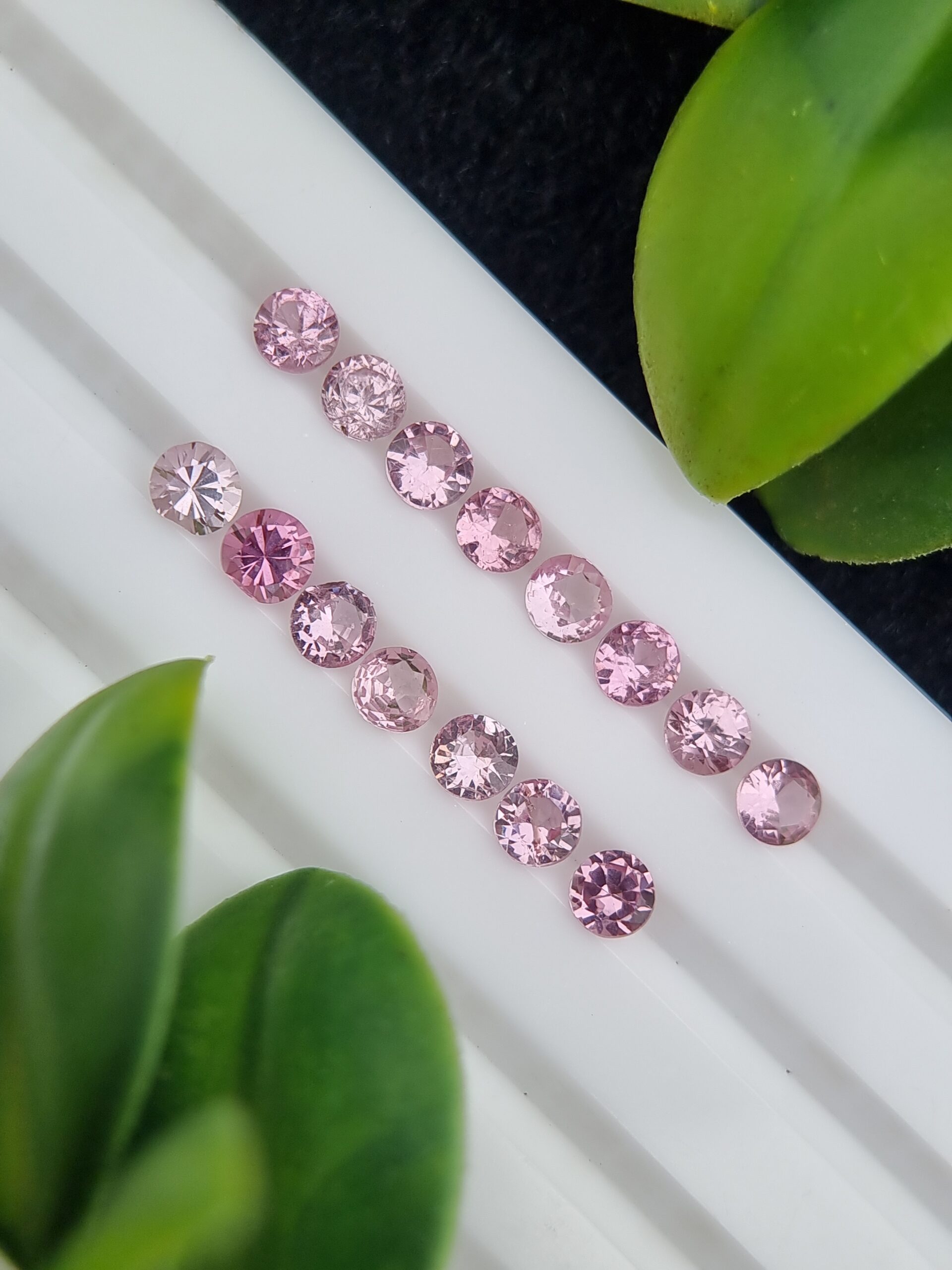 Charming Pink Spinel Lot - 3.74 ct, 15 Calibrated Stones from Tajikistan