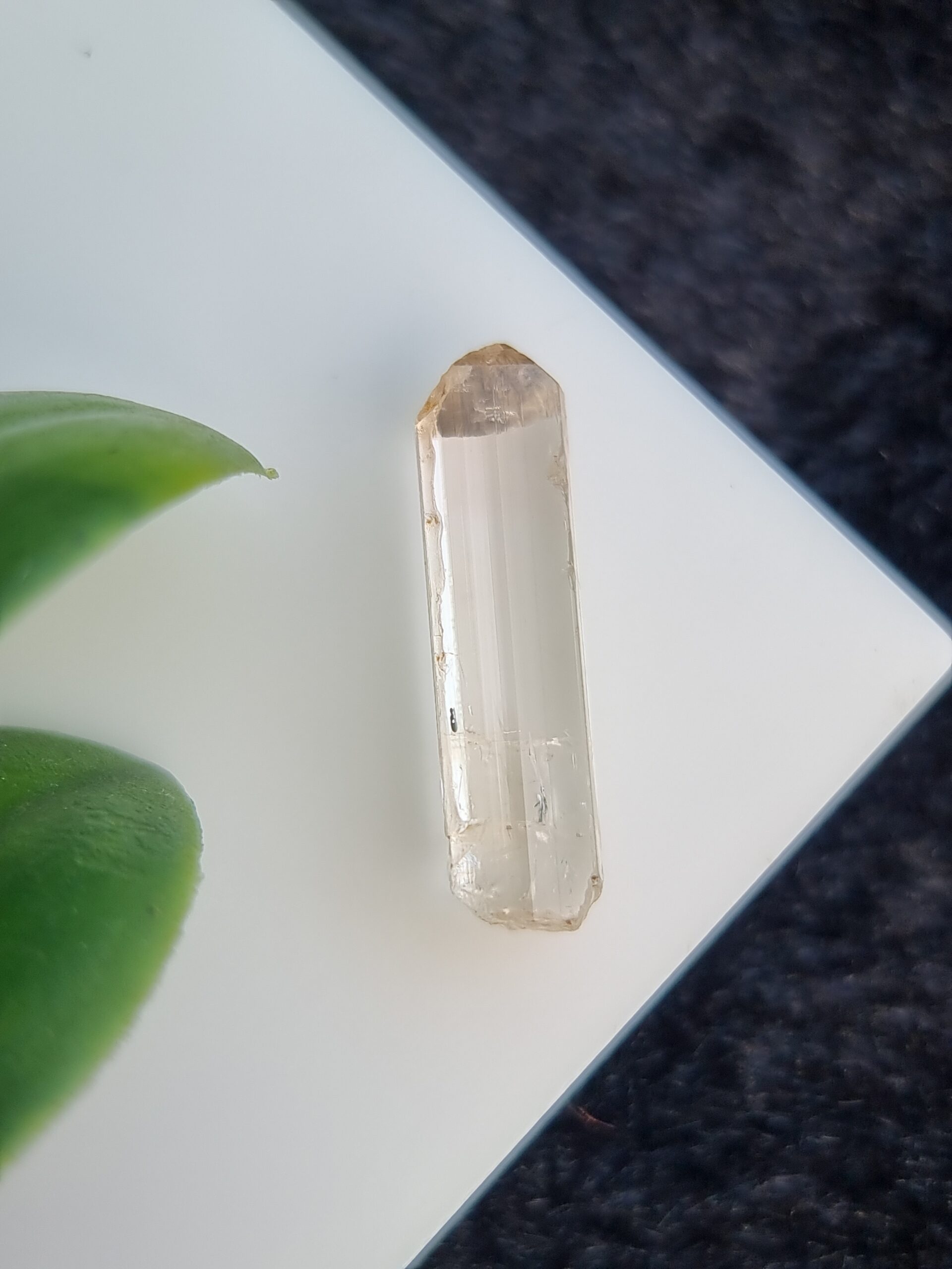 Raw Imperial Topaz Crystal - 5.31 ct Natural Gemstone from Katlang, Pakistan