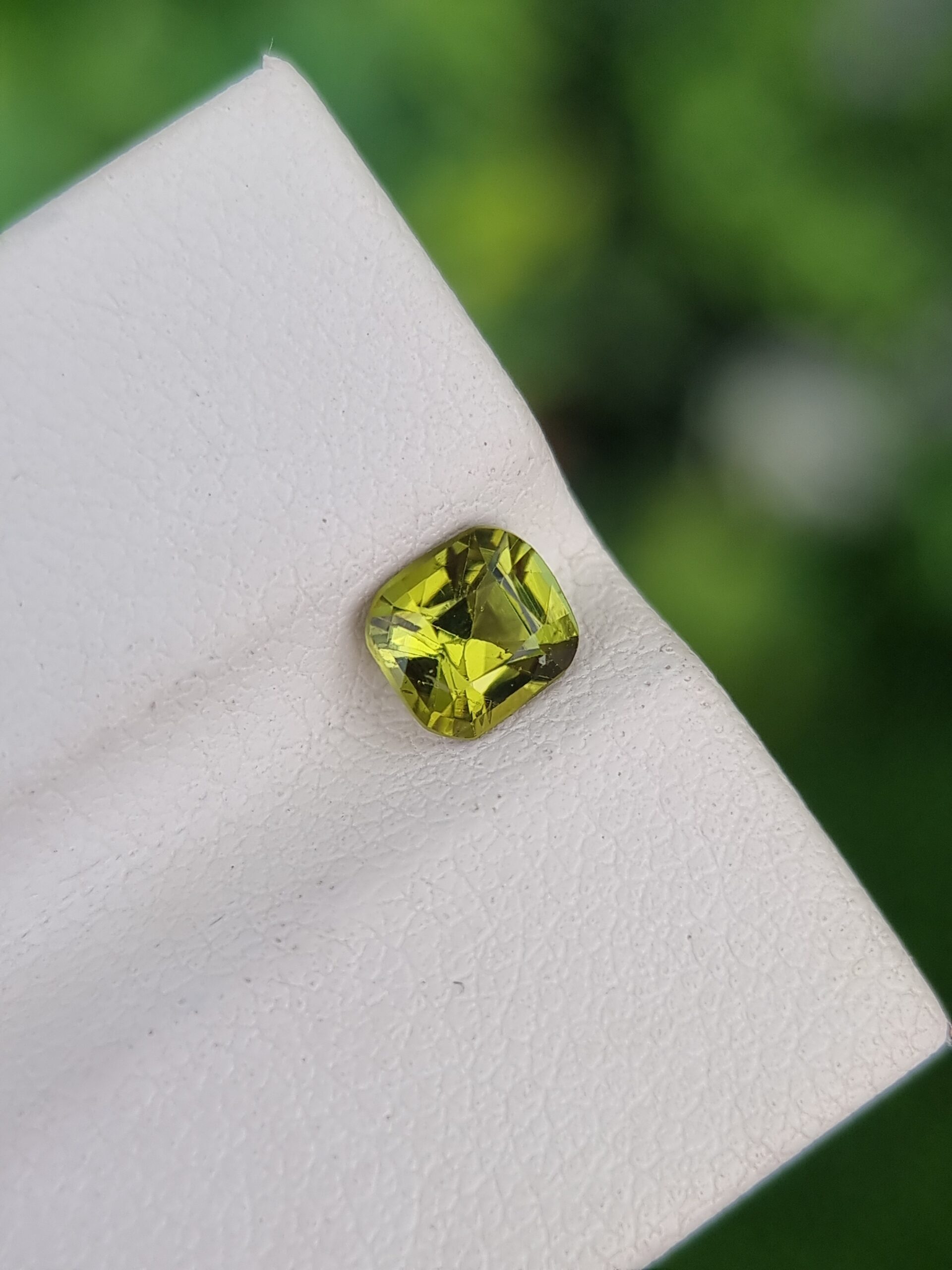 Enchanting 0.69 ct Cushion-Cut Natural Tourmaline - Untreated Green Gemstone