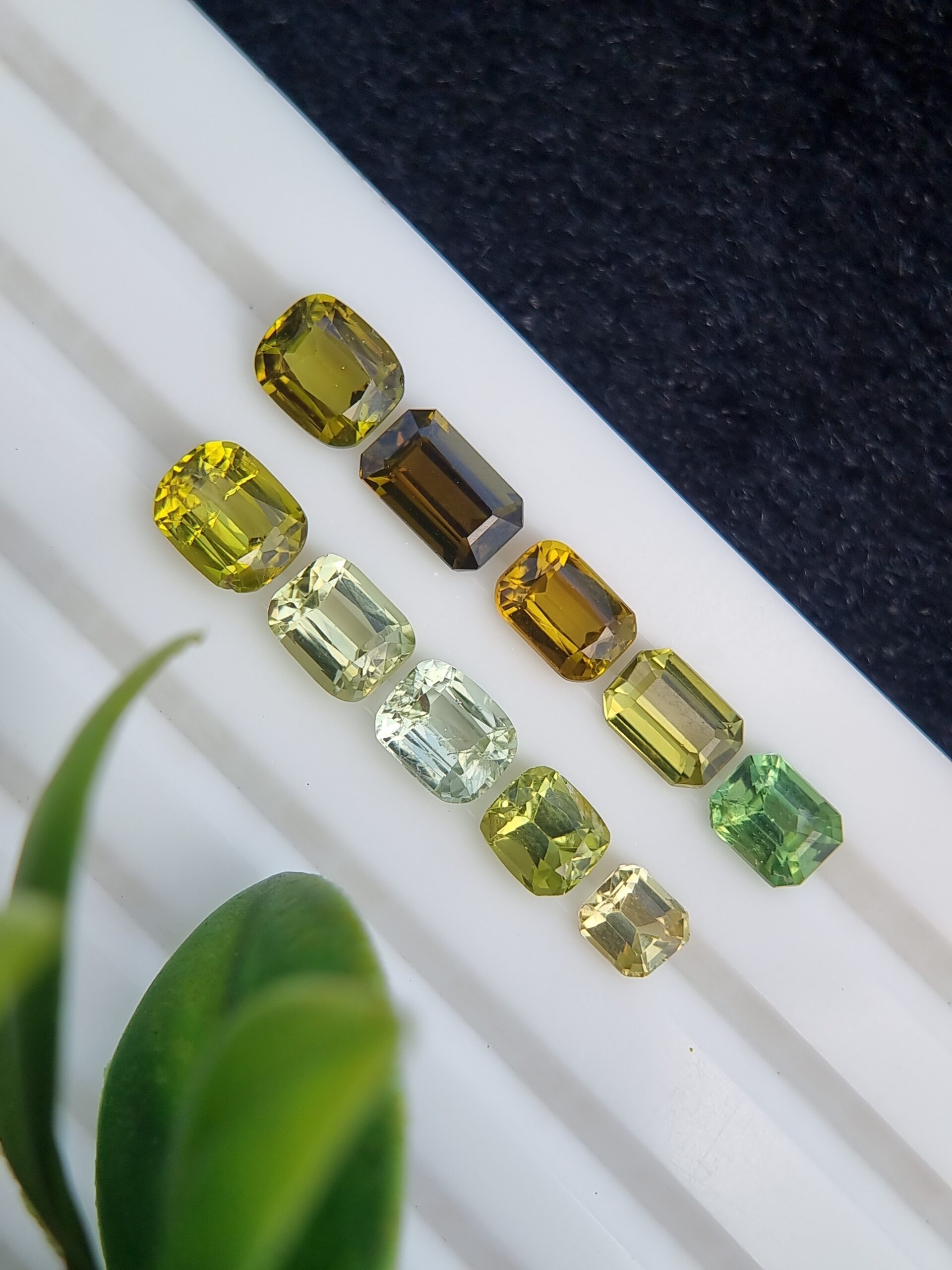 Exquisite 8.53 ct Tourmaline Lot - Emerald & Cushion Cut Gems from Afghanistan