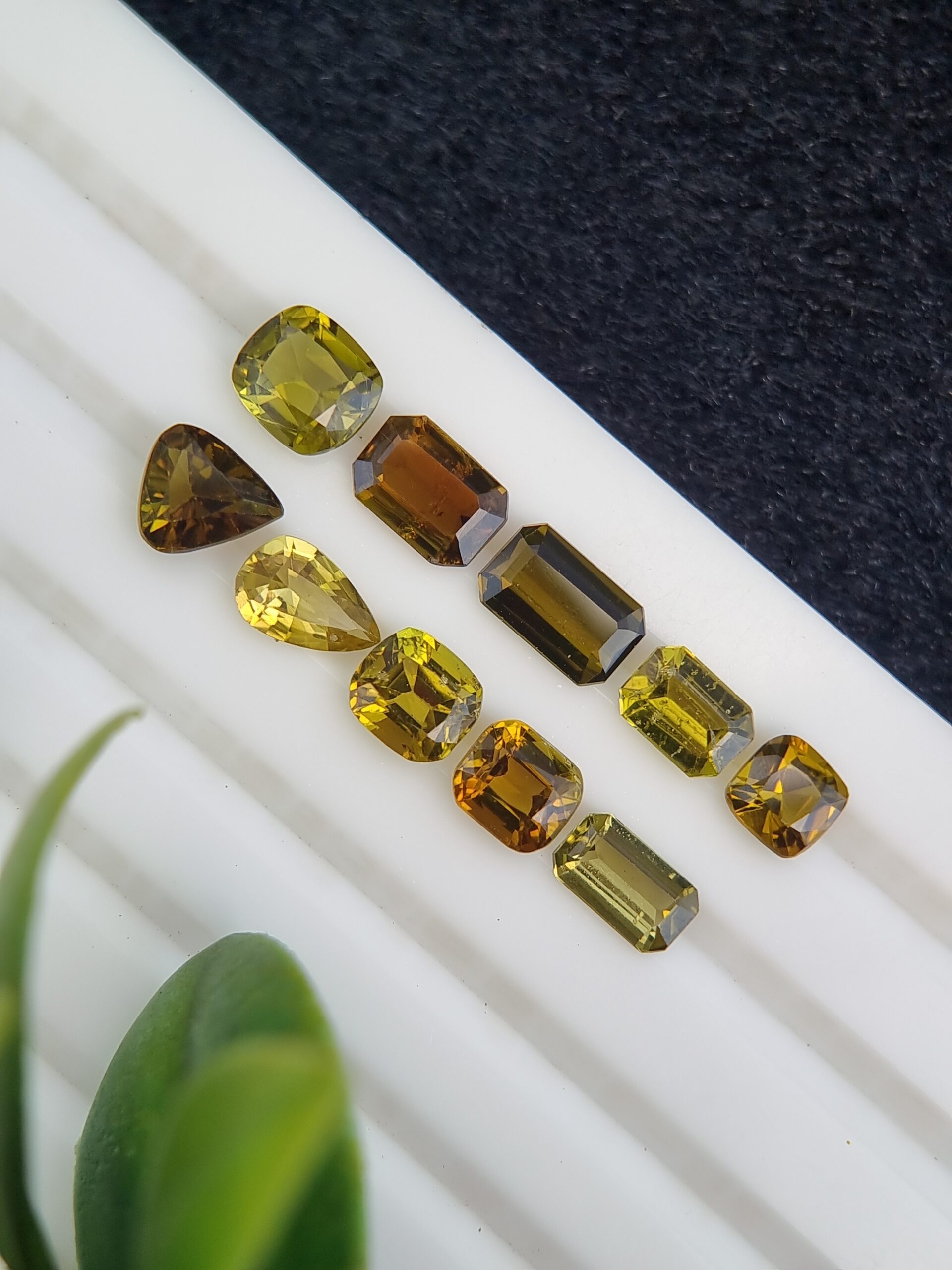 Radiant 8.57 ct Tourmaline Lot - Mixed Shapes & Vibrant Hues from Afghanistan