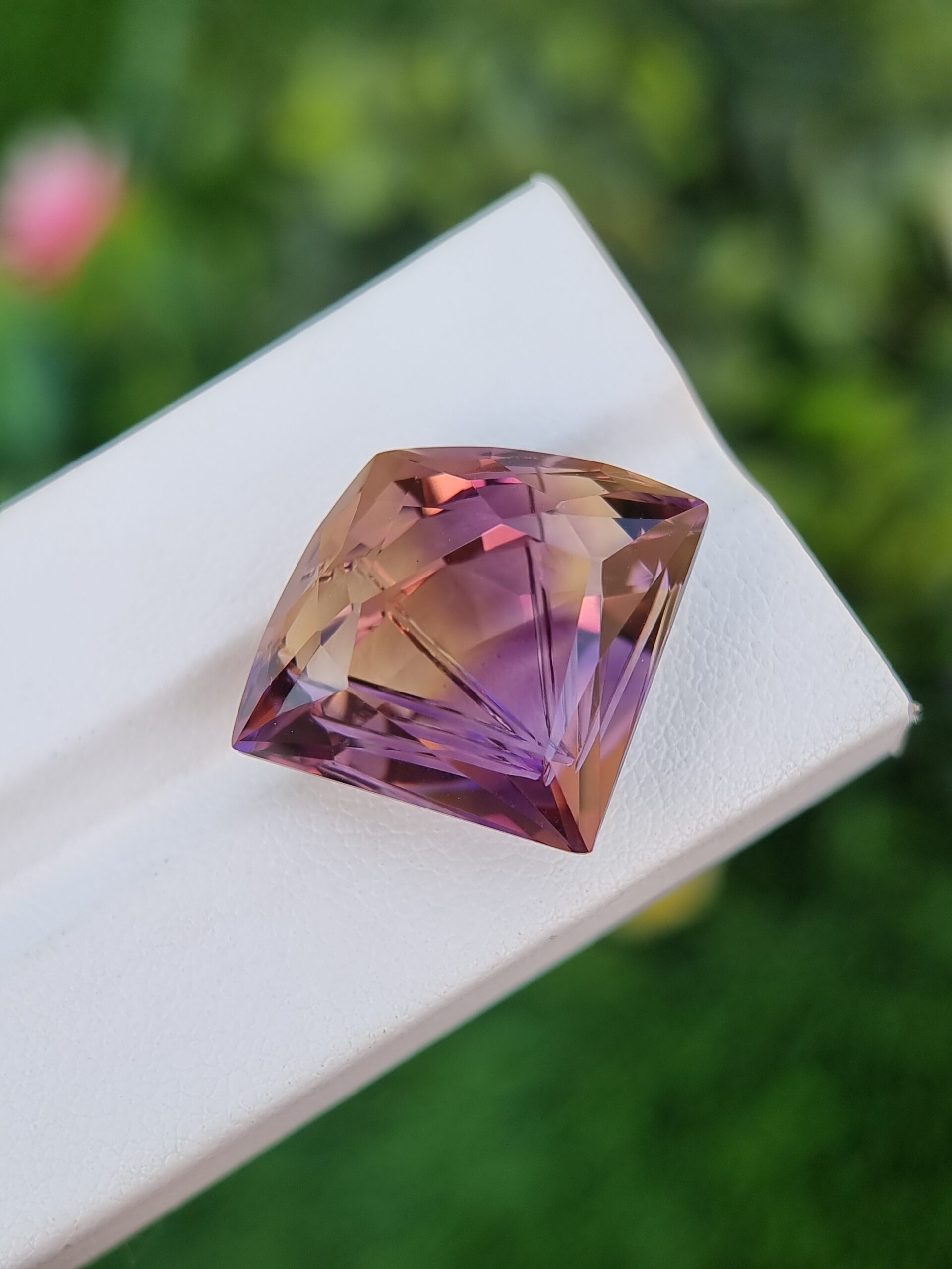 27.00 ct Natural Ametrine Gemstone | Purple and Yellow Fancy Cut