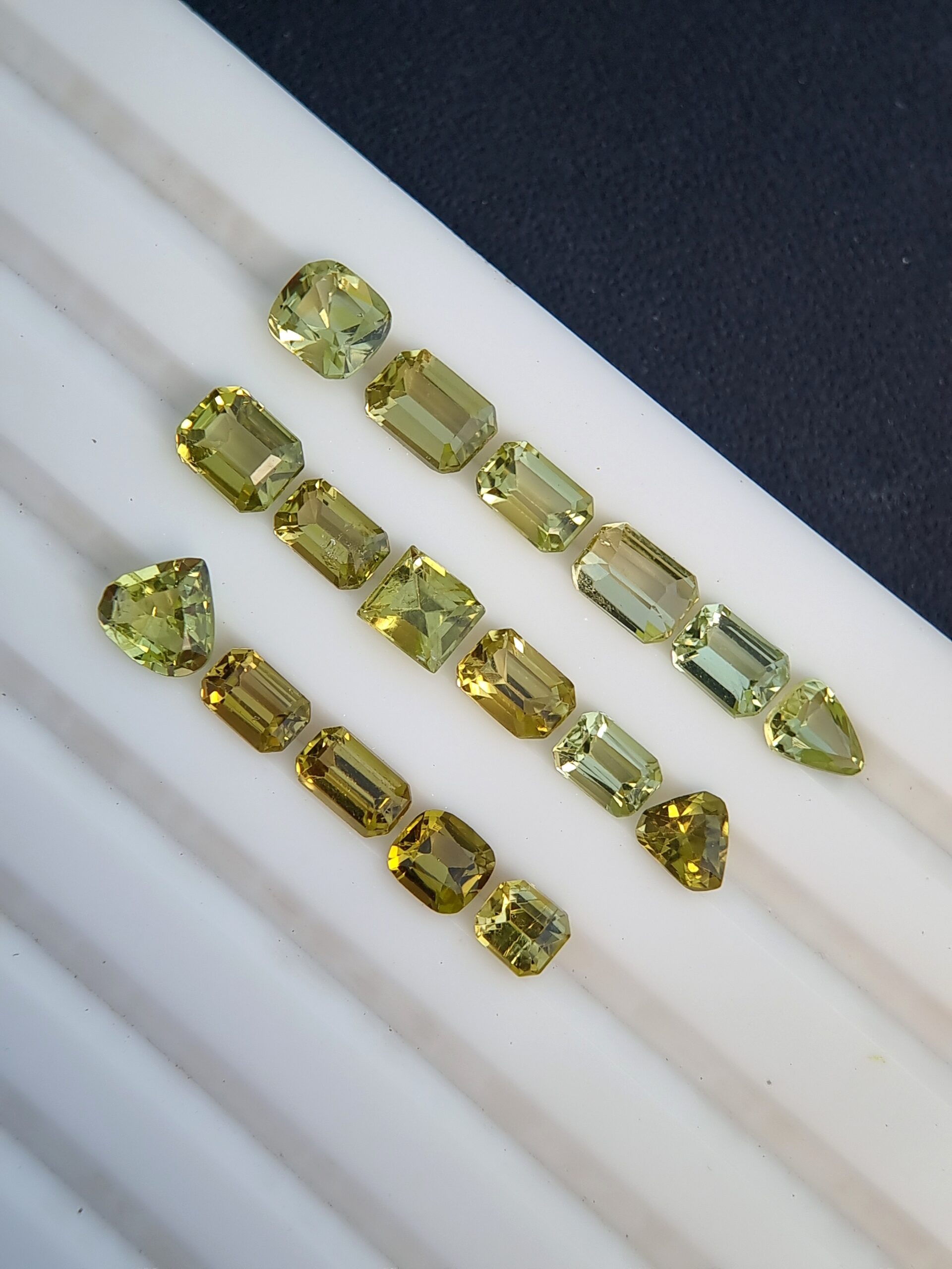 Exquisite Lot of 17 Natural Tourmaline Gemstones - 8.86 ct