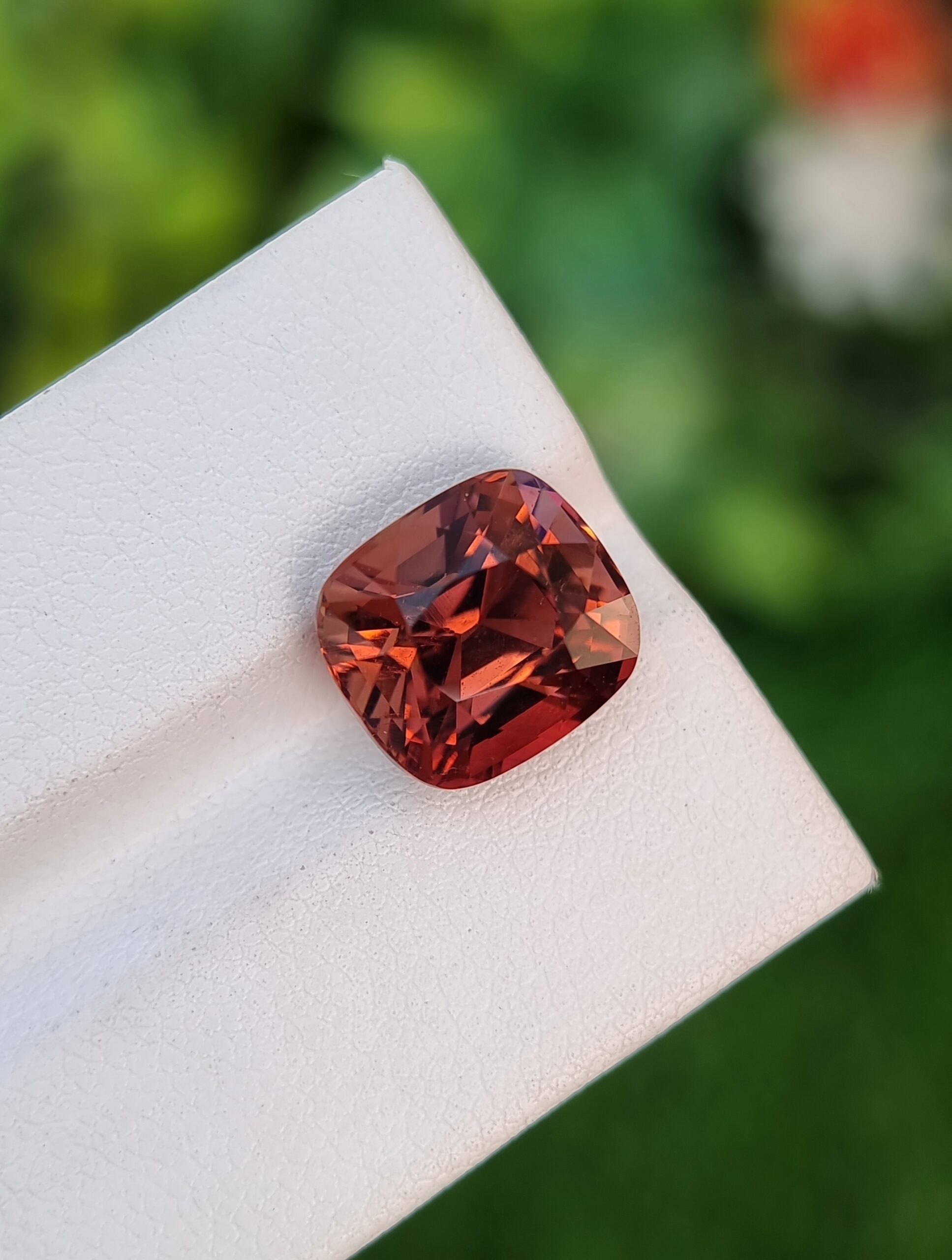 Radiant 6.93 ct Natural Tourmaline Cushion Gemstone from Congo