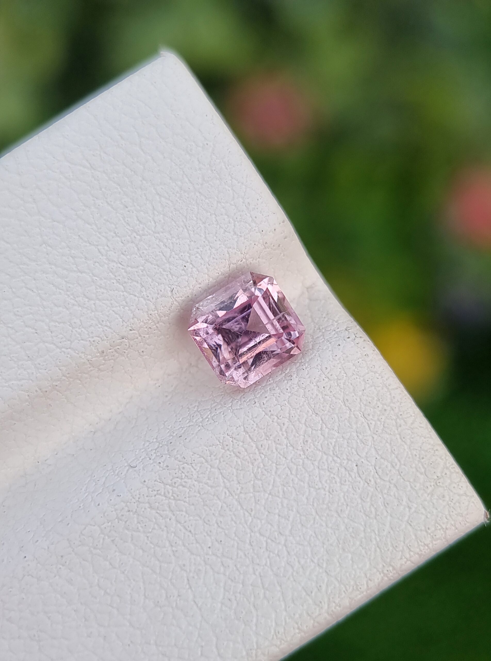 Natural Pink Topaz - 1.48 ct Emerald Cut from Katlang, Pakistan