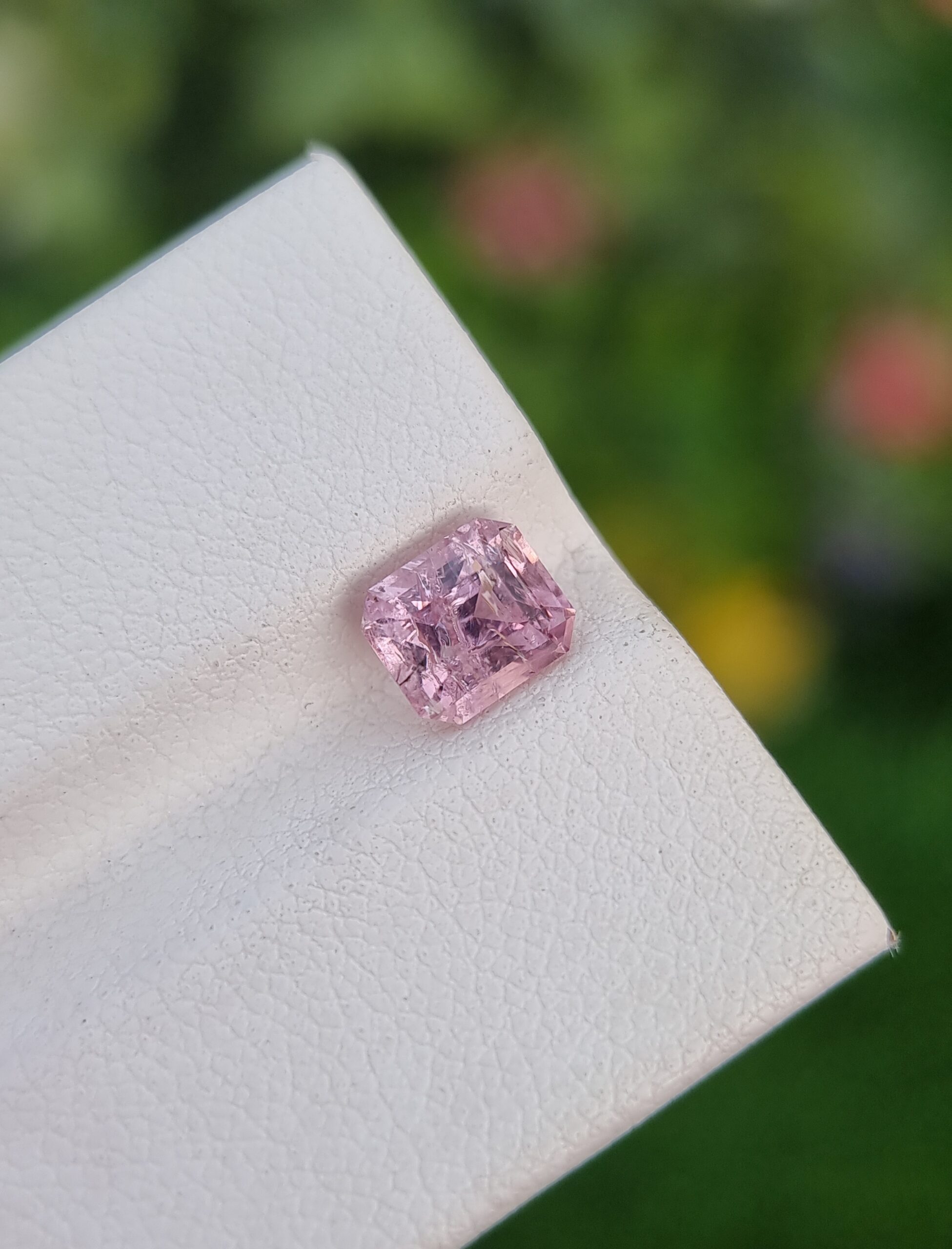 Natural Pink Topaz - 1.47 ct Emerald Cut from Katlang, Pakistan