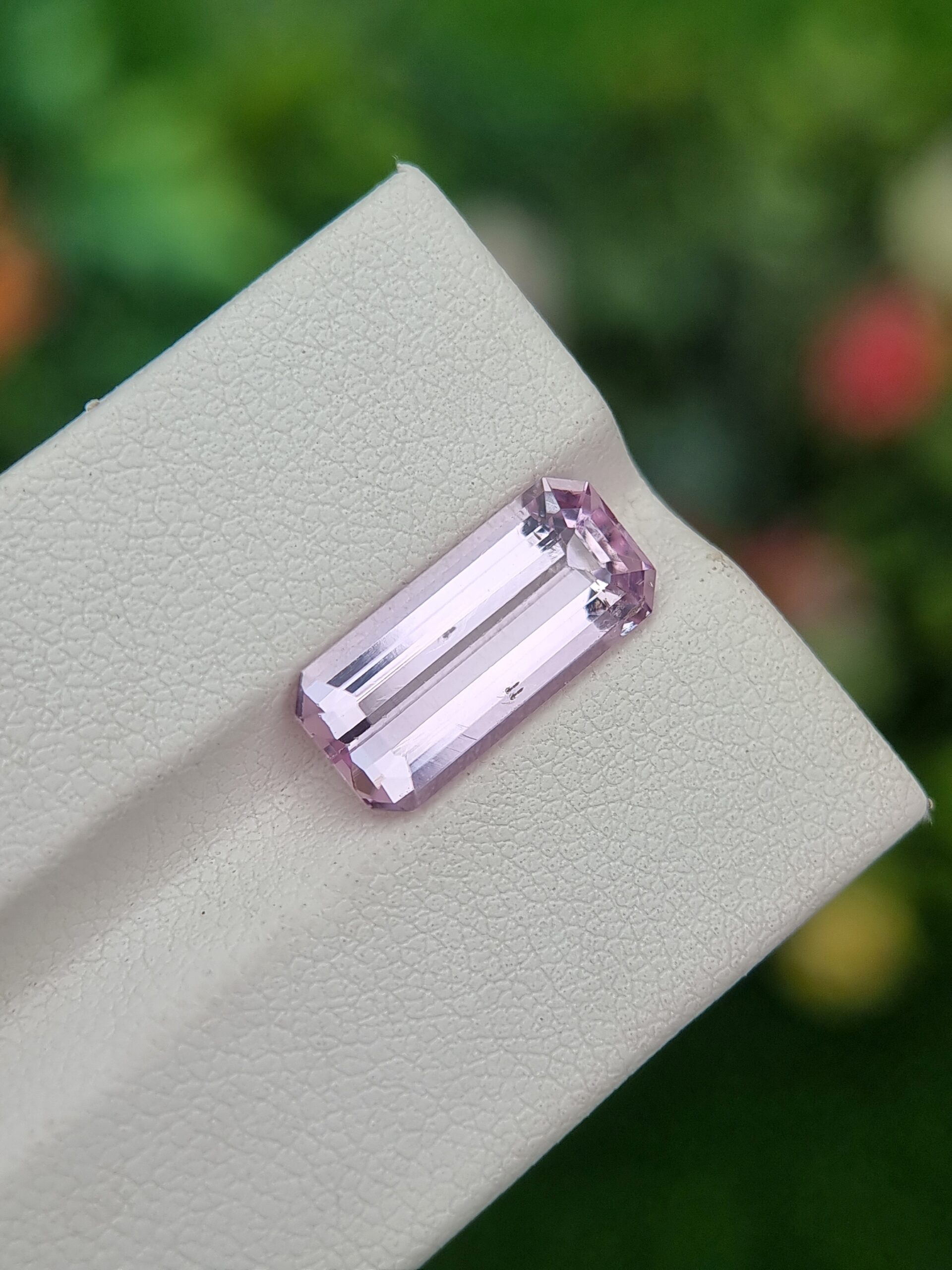 5.17 Carat Natural Pink Imperial Topaz - Rectangle & Emerald Cut