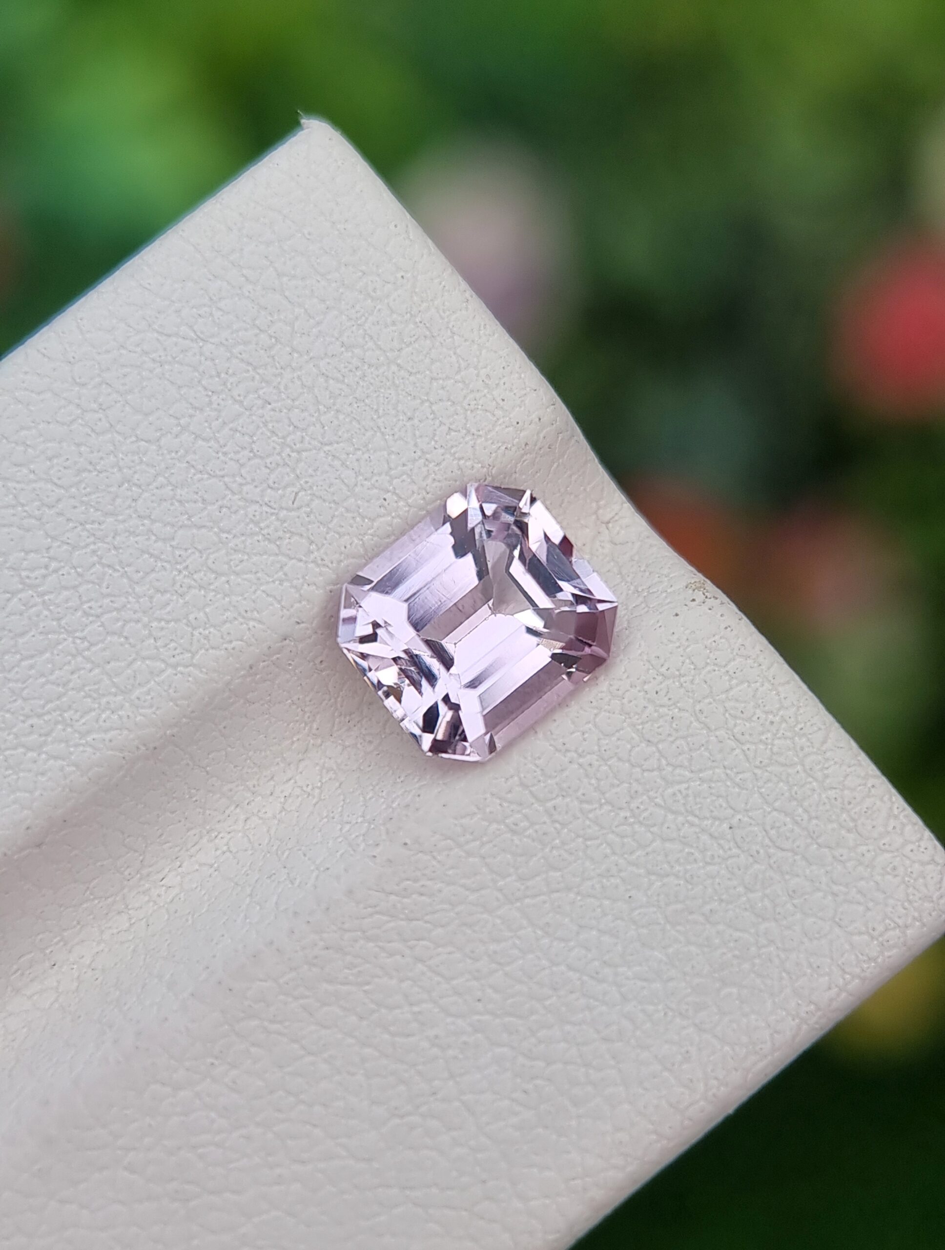 2.47 Carat Eye-Clean Pink Imperial Topaz Emerald Cut Katlang-Pakistan