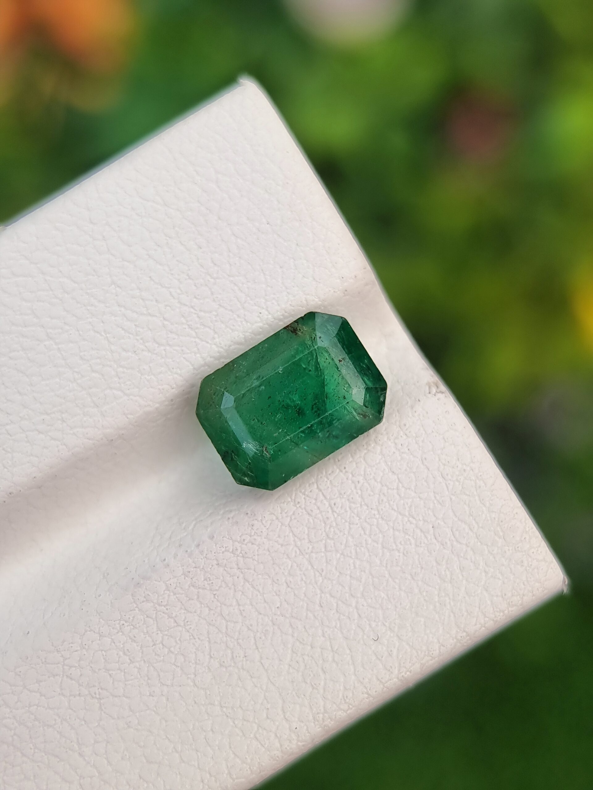 3.32 ct Natural Zambian Emerald in Emerald Cut