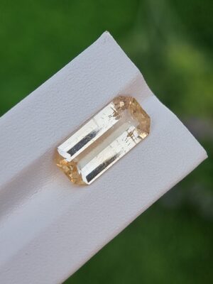Natural 6.30 ct Imperial Yellow Topaz from Katlang, Pakistan – Untreated