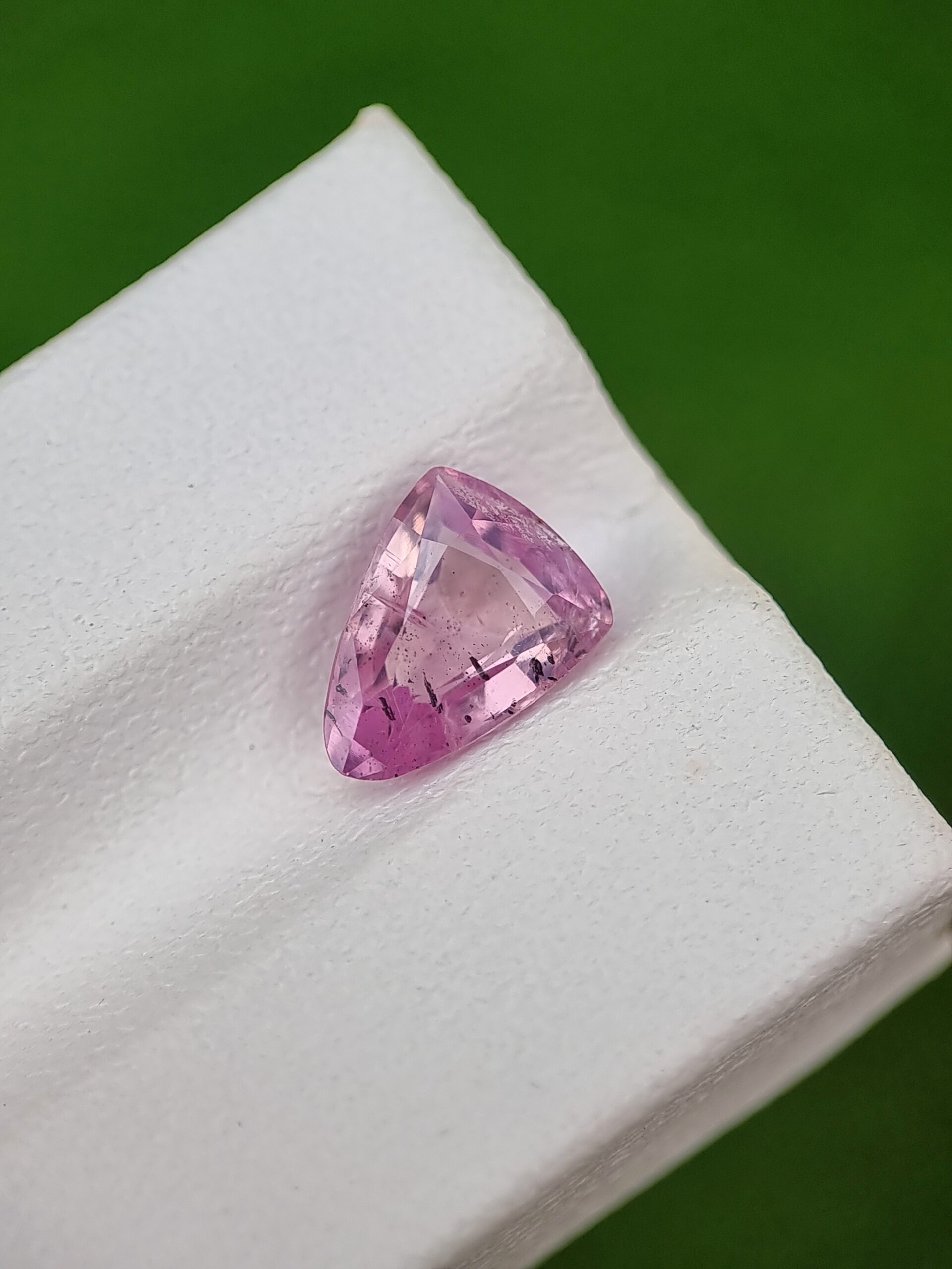Natural Pink Sapphire Trilliant Cut 1.67 ct Afghanistan Origin