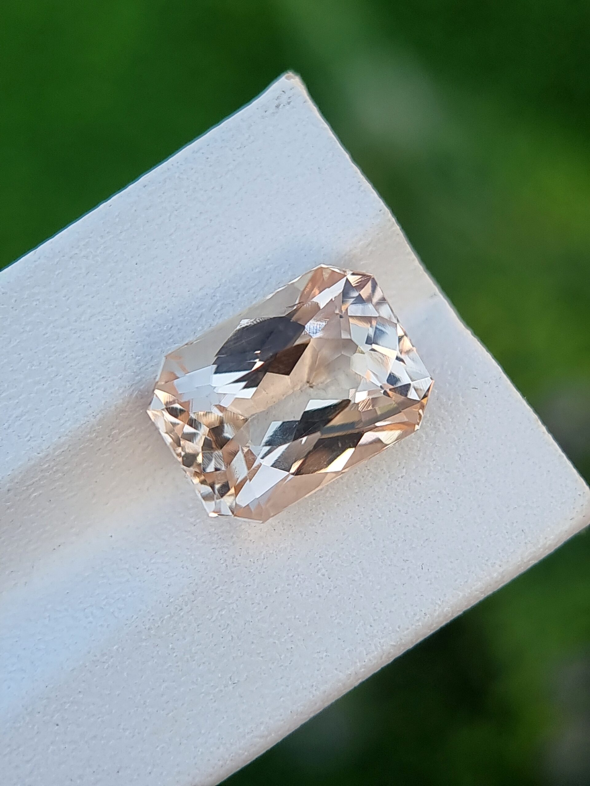 Natural 7.87 ct Imperial Topaz, Loupe Clean – Untreated Light Orangish Yellow Gem from Pakistan