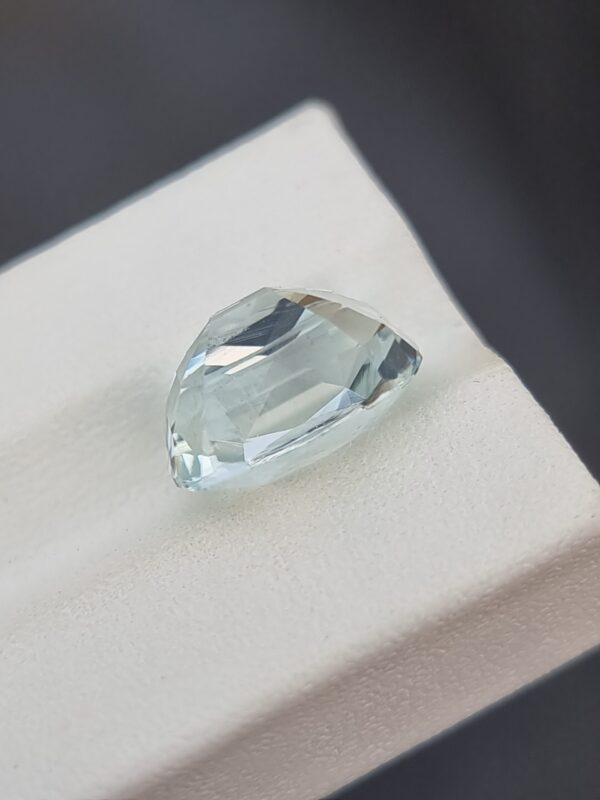 Natural Very Light Blue Aquamarine, 5.23 Carats Cushion Cut from Afghanistan (Untreated) - Image 3