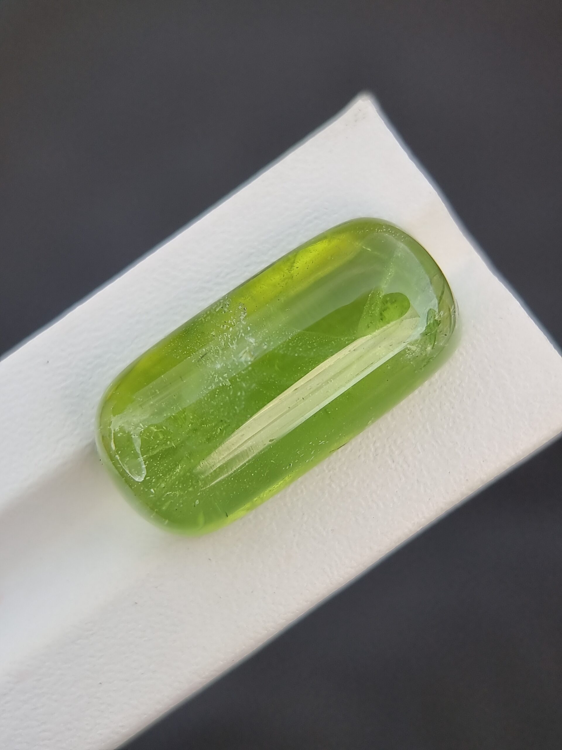 Sun-Kissed 29.82 ct Natural Peridot Cabochon