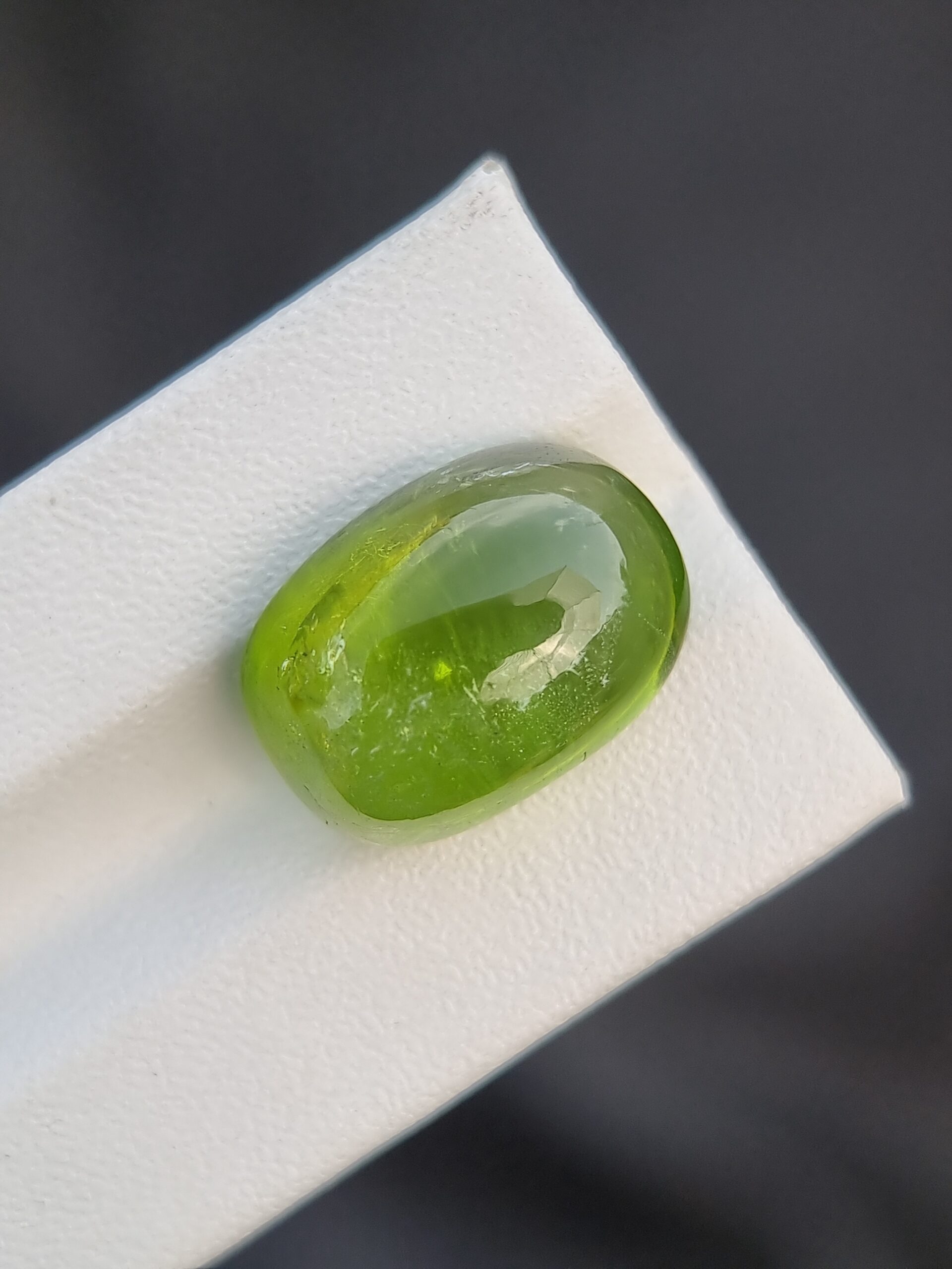 Natural 12.46 ct Peridot Cabochon from Pakistan