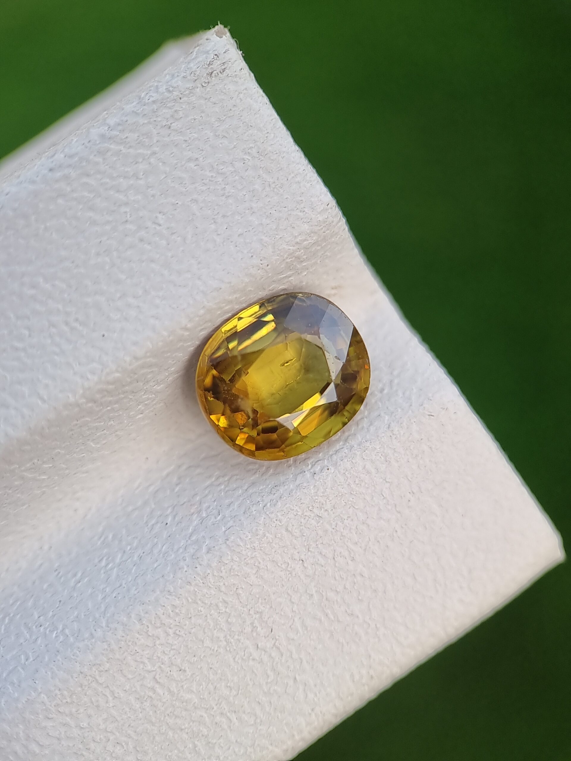 Natural 1.47 ct Sphene (Titanite) Oval Cut from Pakistan