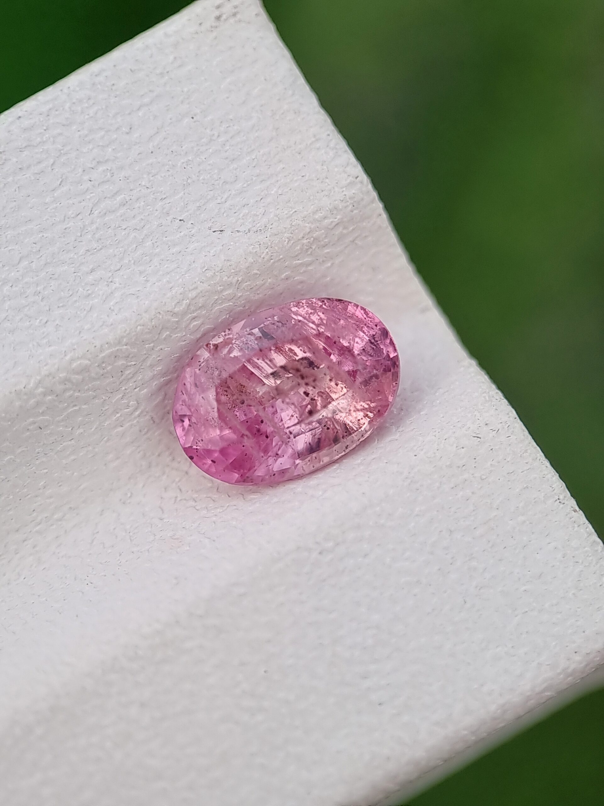 Natural Pink Sapphire 1.53 ct Oval Cut Gemstone from Afghanistan