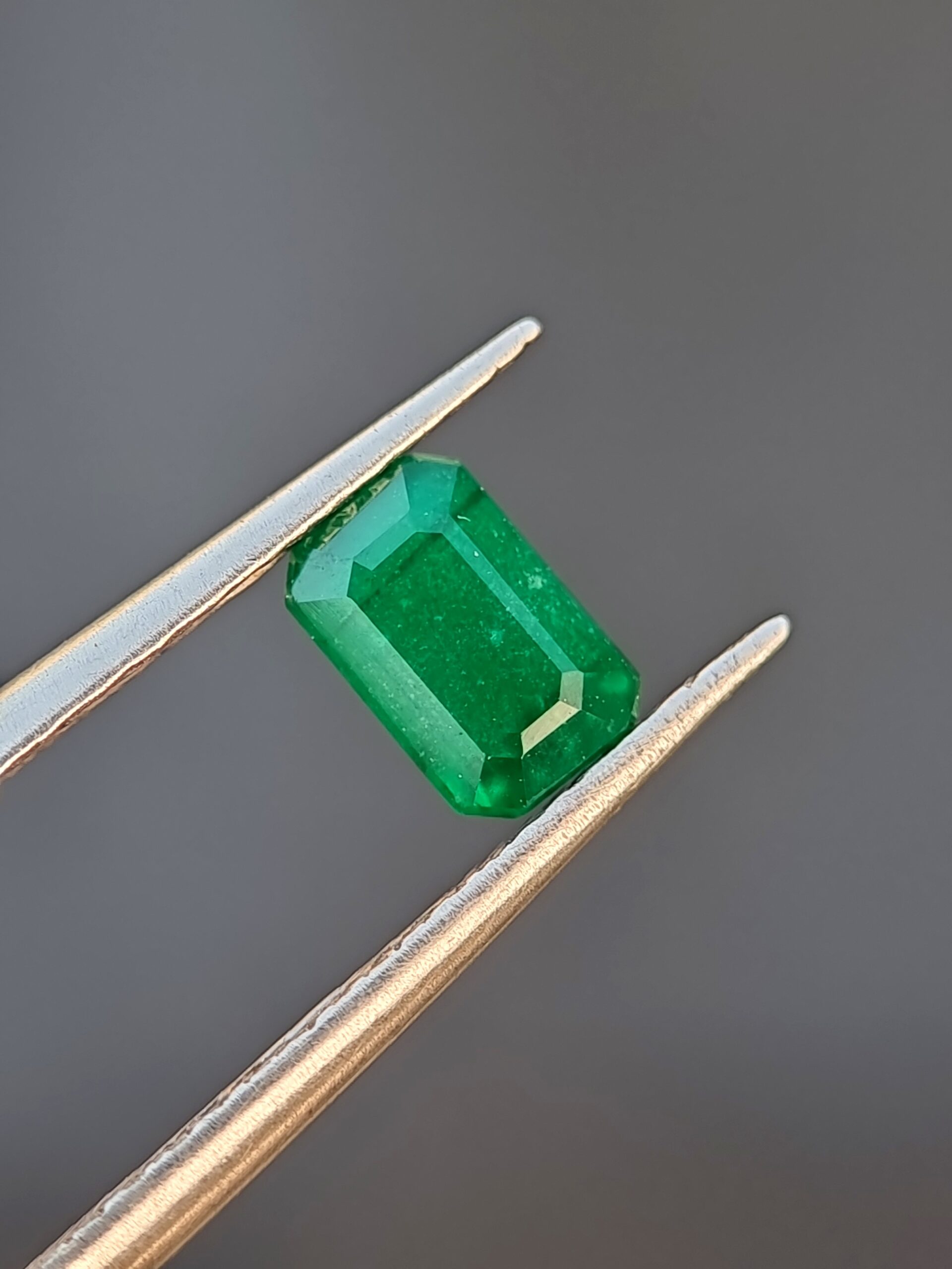 Natural Emerald 0.70 ct - Emerald Cut Green Gemstone from Swat, Pakistan