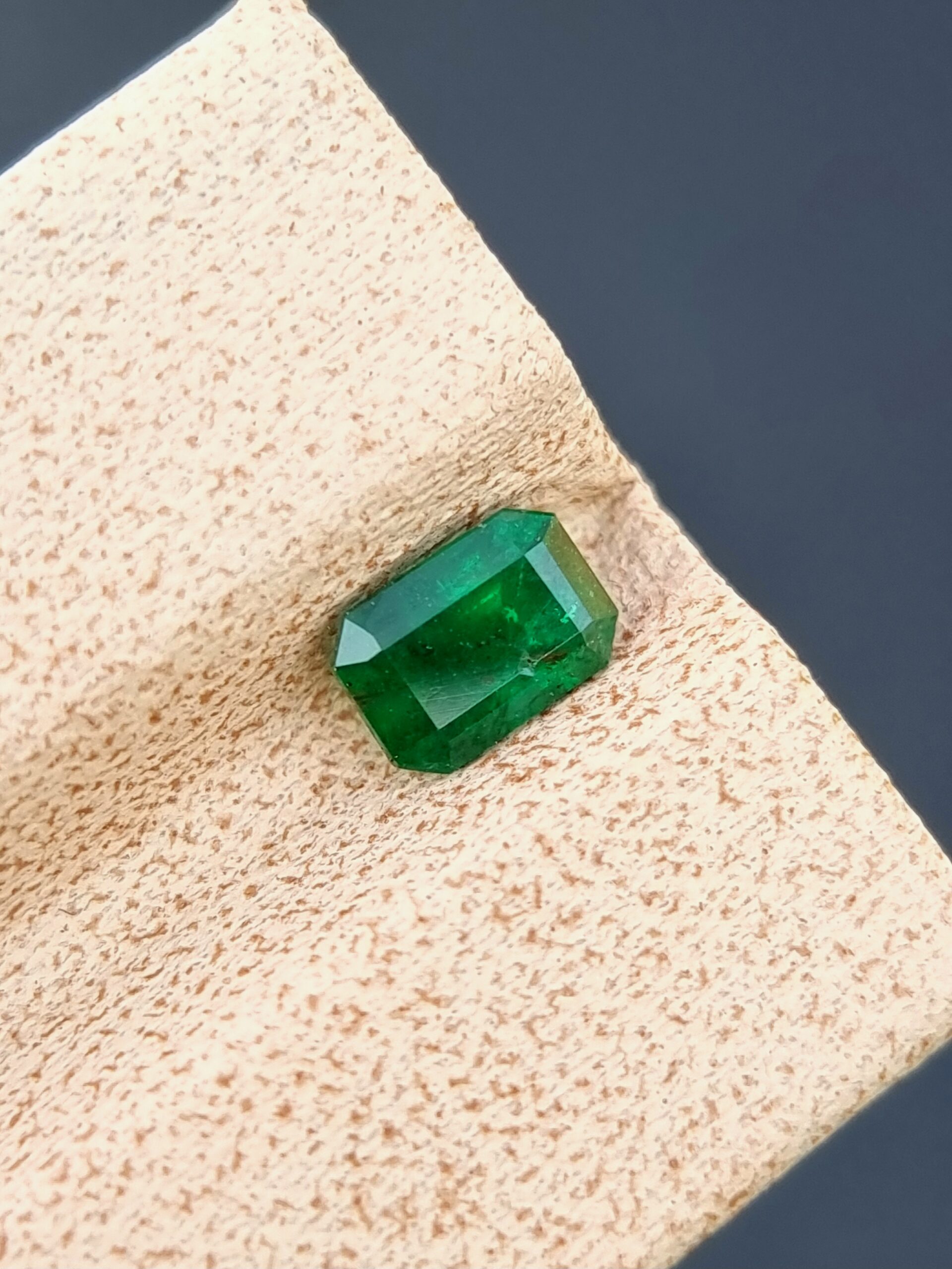 0.63 ct Natural Emerald with Emerald Cut – Swat, Pakistan