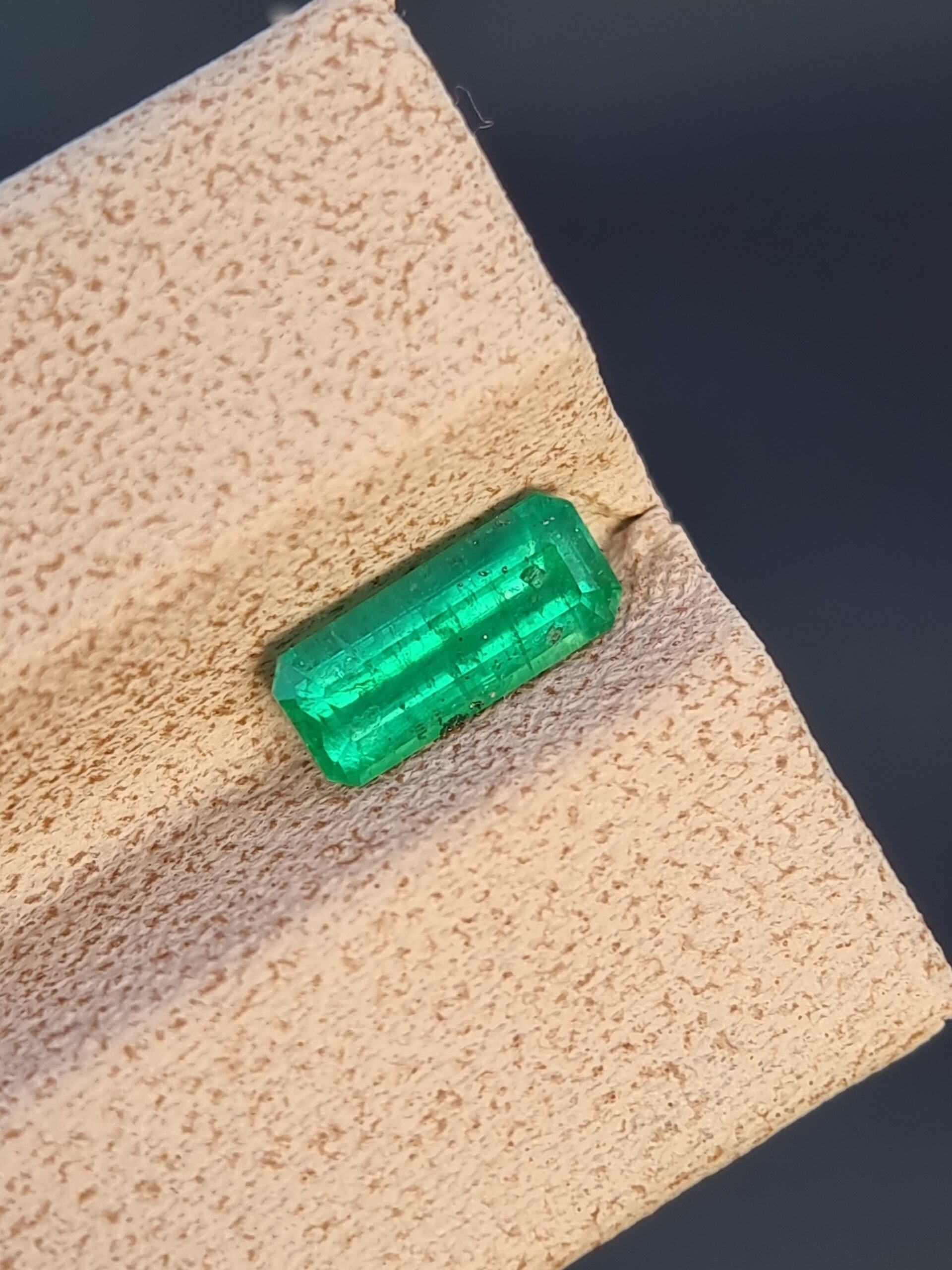 Exquisite 0.74 ct Natural Panjshir Emerald in Classic Emerald Cut